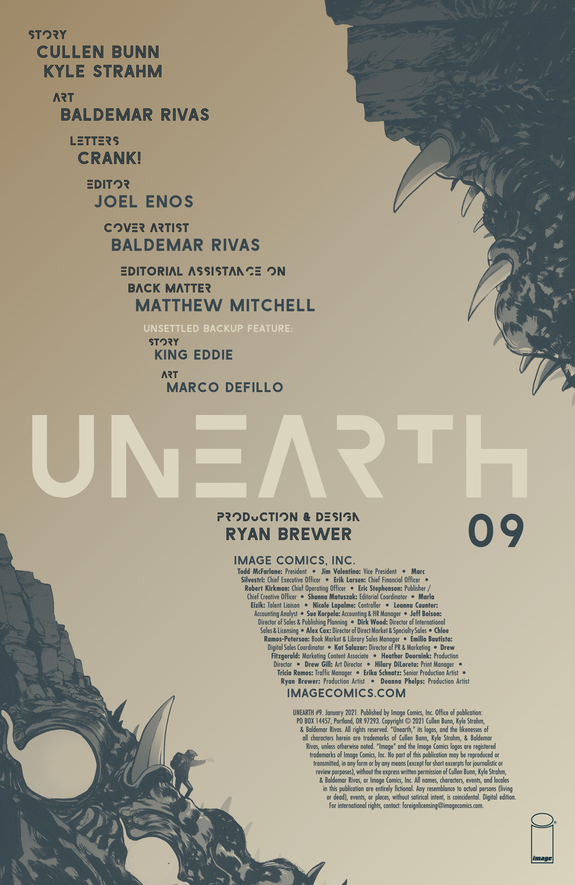 Read online Unearth comic -  Issue #9 - 3