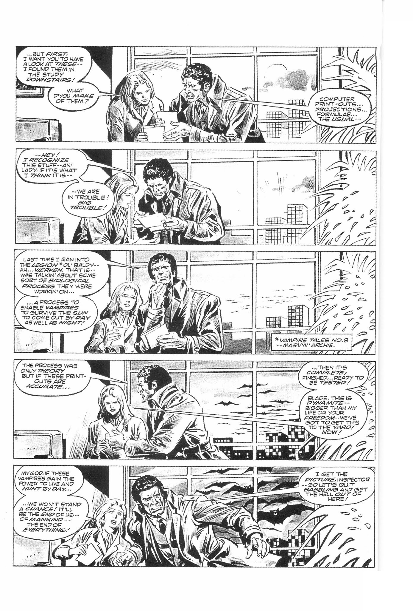 Read online Blade: Black & White comic -  Issue # TPB - 72