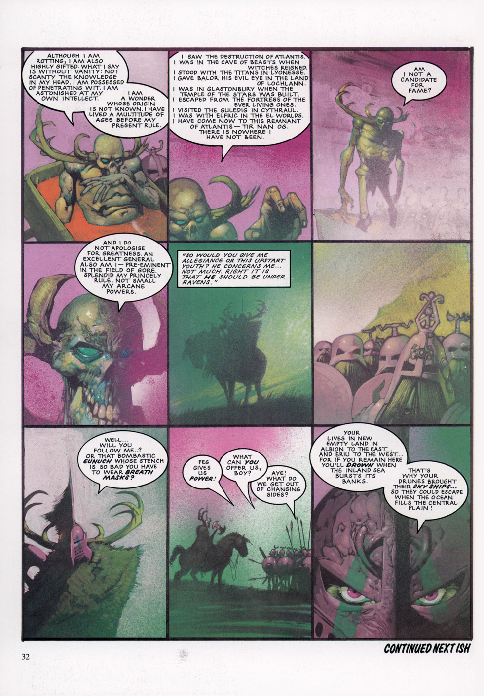 Read online Slaine: The Horned God (1993) comic -  Issue #5 - 33