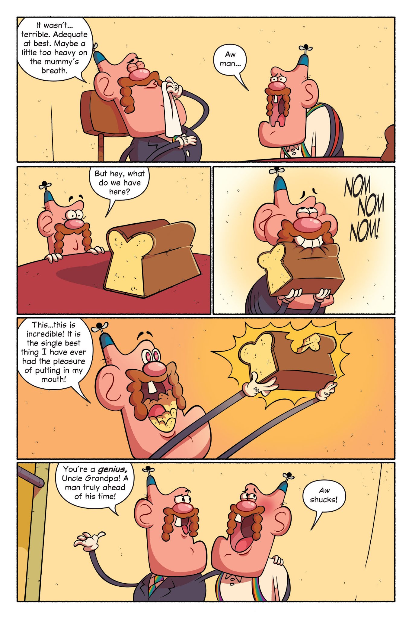 Read online Uncle Grandpa and the Time Casserole comic -  Issue # TPB - 139