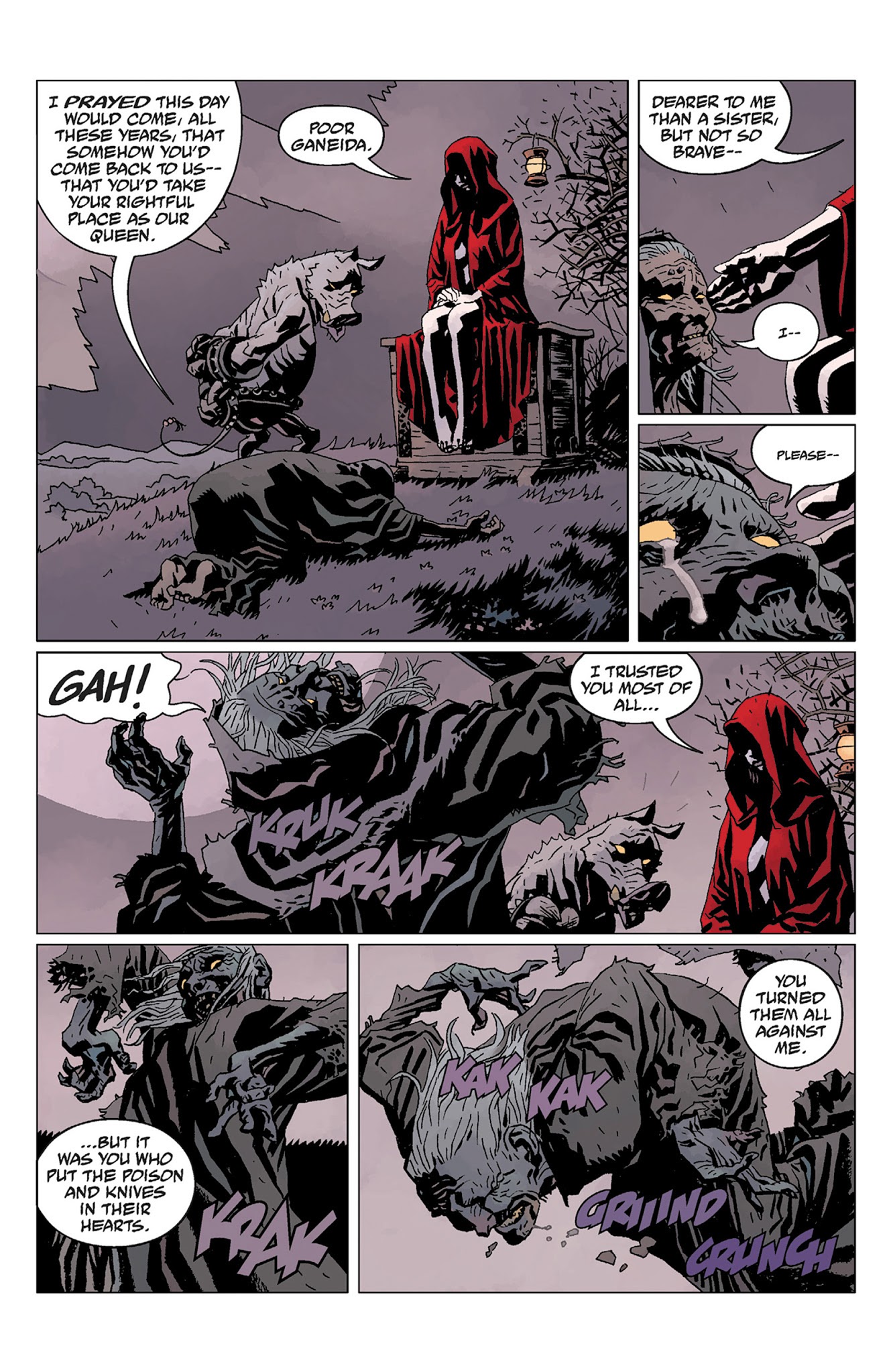 Read online Hellboy: The Wild Hunt comic -  Issue # TPB - 63