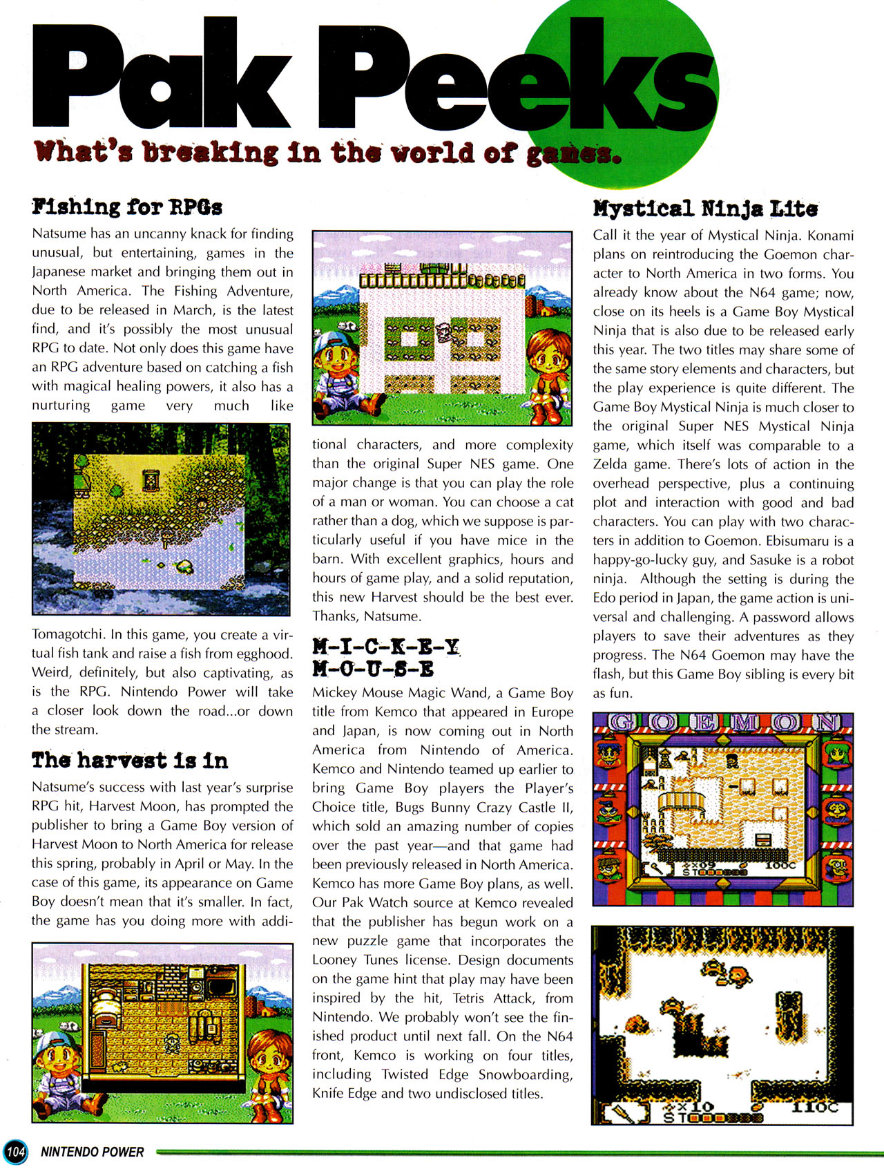 Read online Nintendo Power comic -  Issue #105 - 111