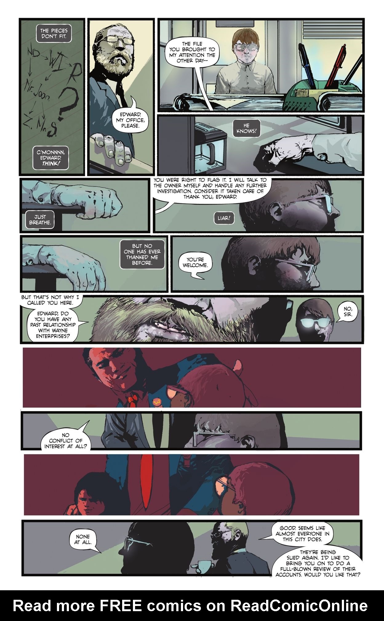 Read online The Riddler: Year One comic -  Issue #2 - 21