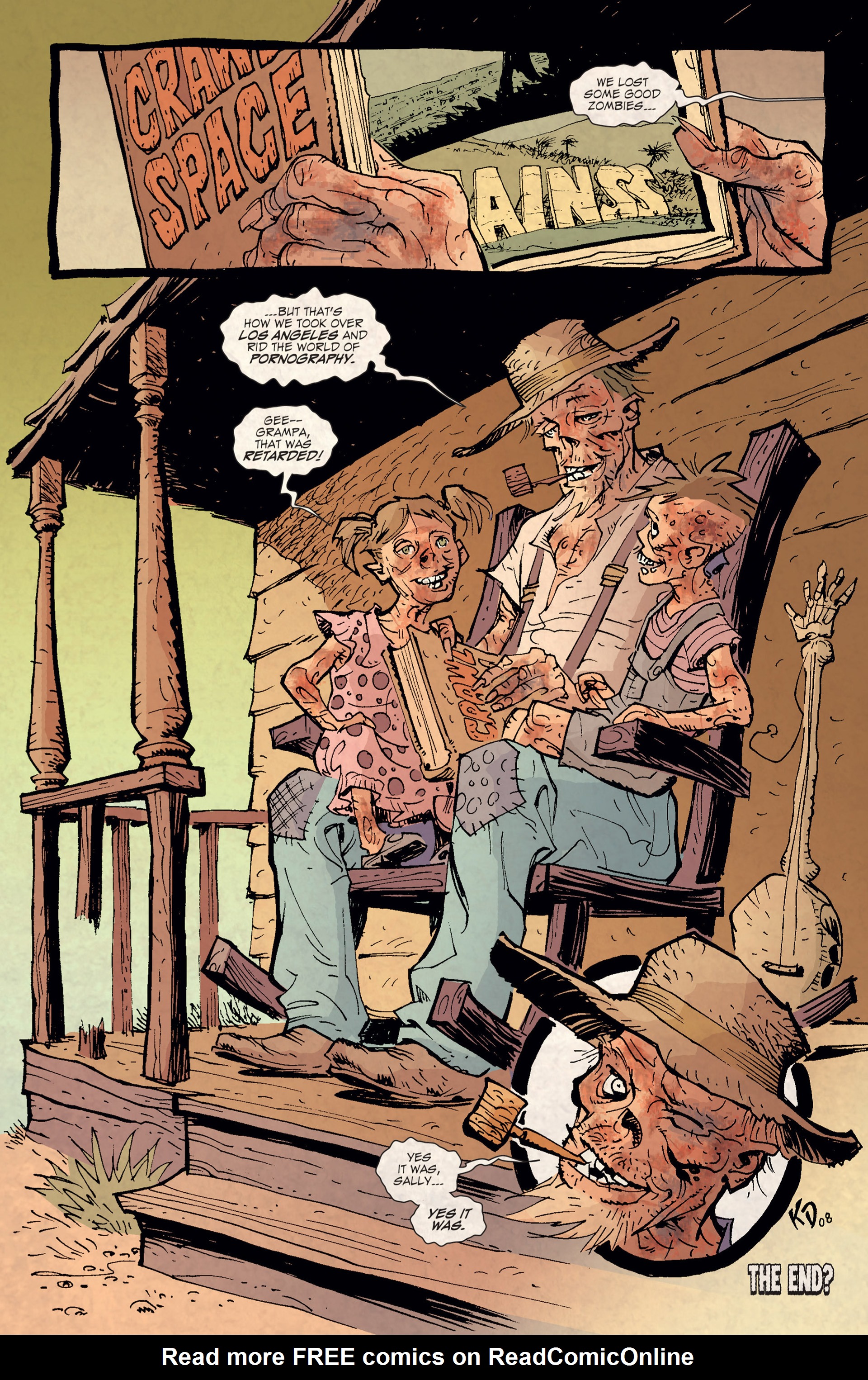 Read online Crawl Space: XXXombies comic -  Issue #4 - 25