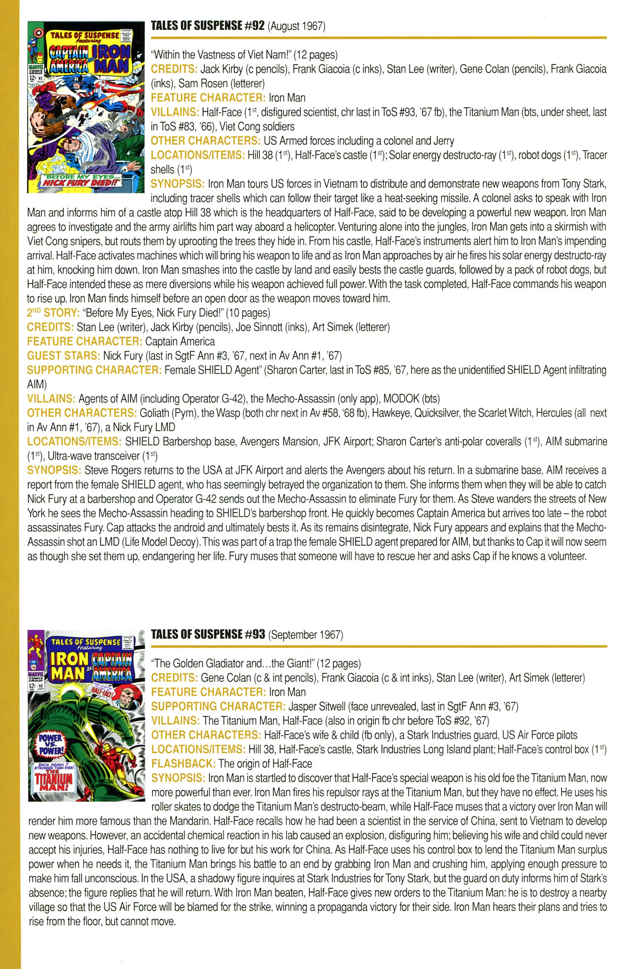 Read online Official Index to the Marvel Universe comic -  Issue #2 - 34