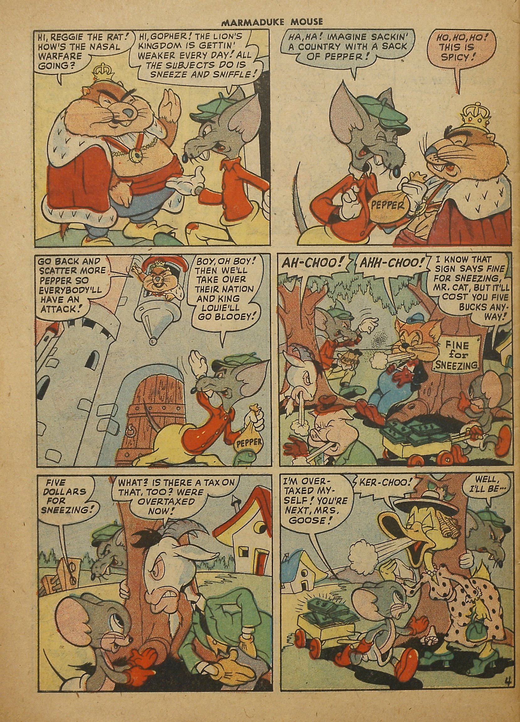 Read online Marmaduke Mouse comic -  Issue #12 - 32
