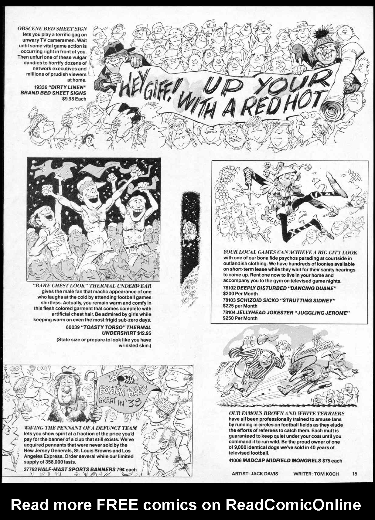 Read online MAD comic -  Issue #298 - 17