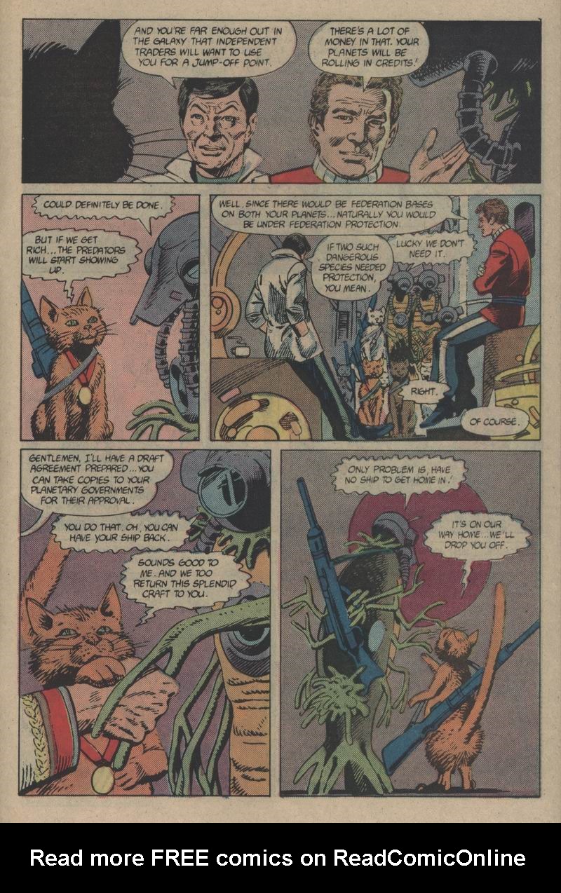 Read online Star Trek (1984) comic -  Issue #25 - 21