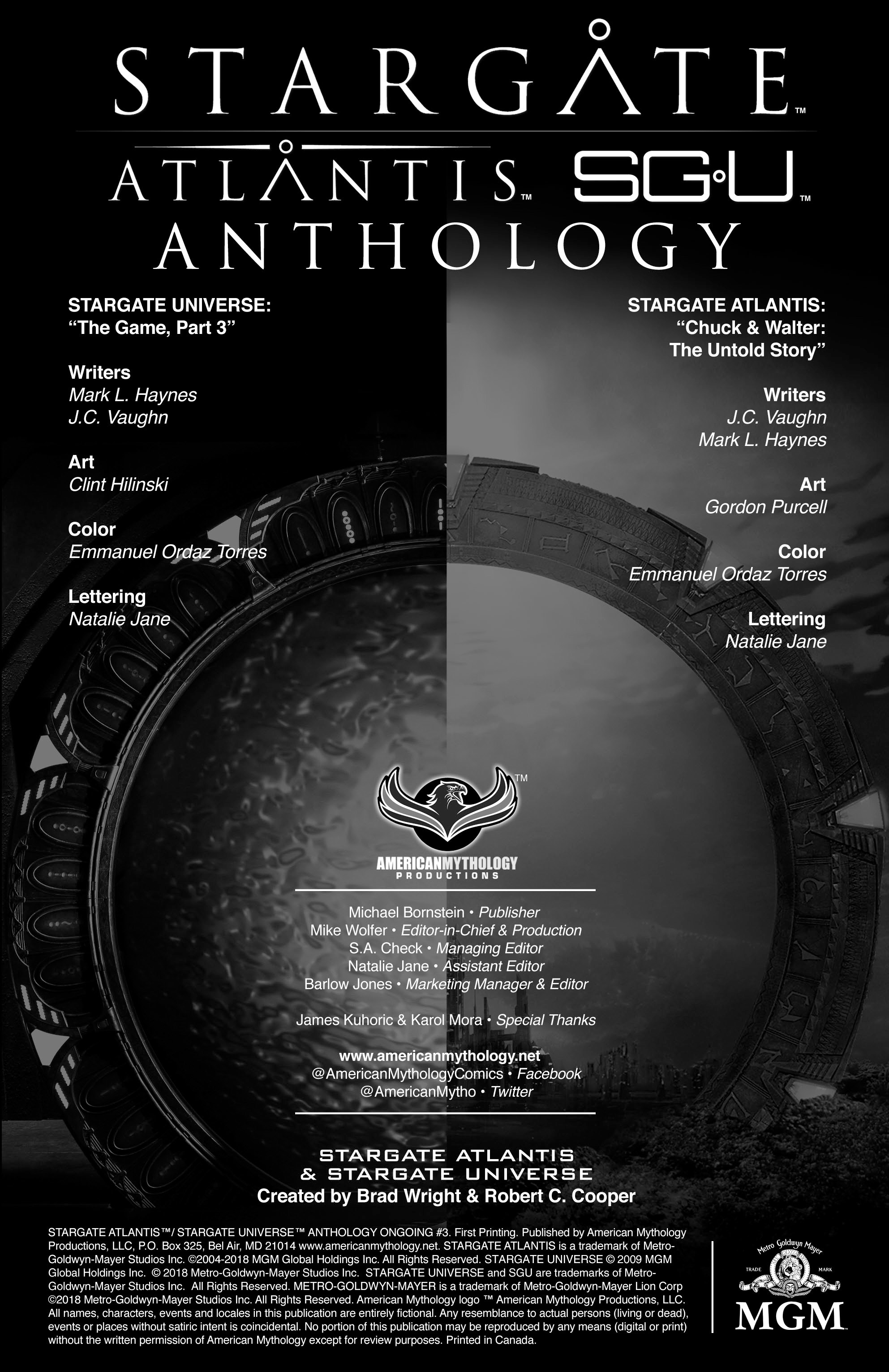 Read online Stargate Atlantis / Stargate Universe Anthology comic -  Issue #3 - 2