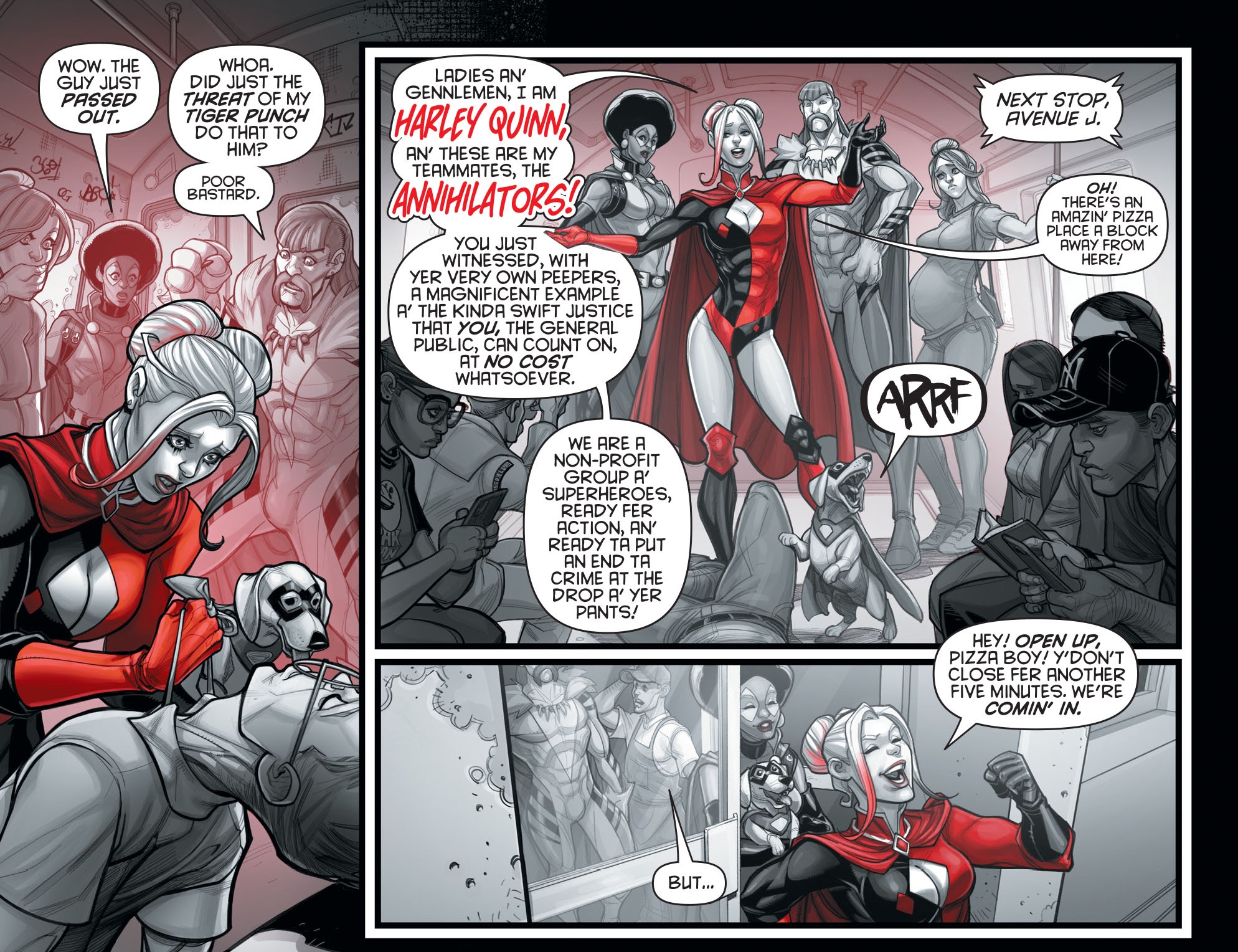 Read online Harley Quinn Black   White   Red comic -  Issue #12 - 16