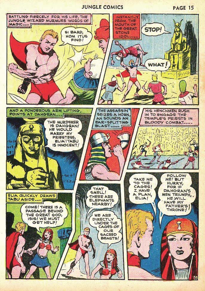Read online Jungle Comics comic -  Issue #25 - 17