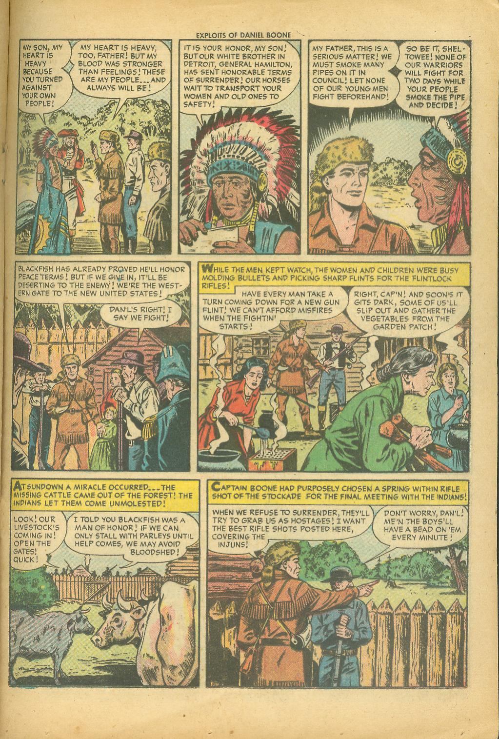 Read online Exploits of Daniel Boone comic -  Issue #1 - 21