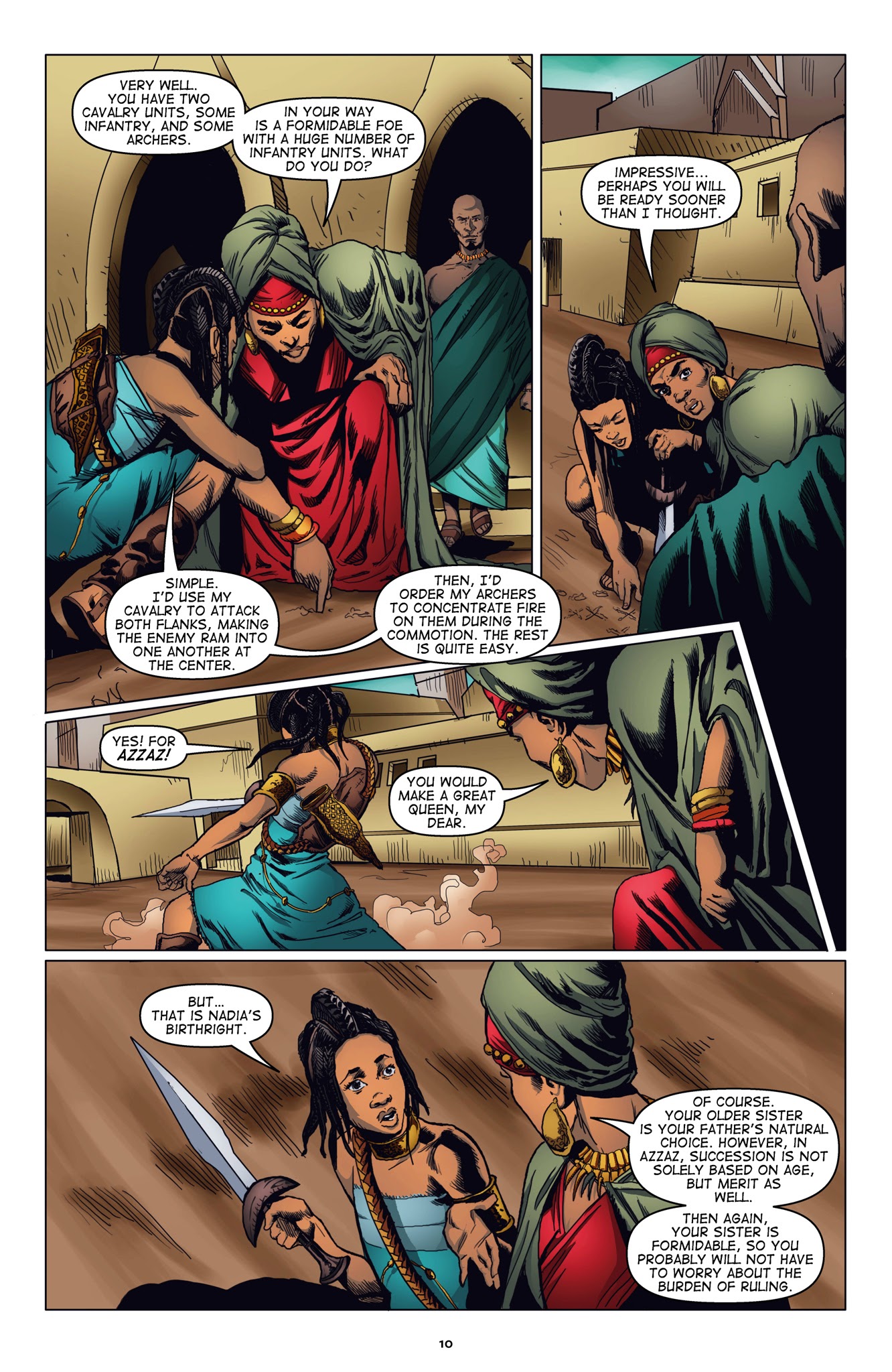 Read online Malika: Warrior Queen comic -  Issue # TPB 1 (Part 1) - 12