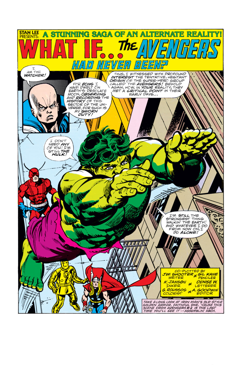 Read online What If? (1977) comic -  Issue #3 - The Avengers had never been - 2