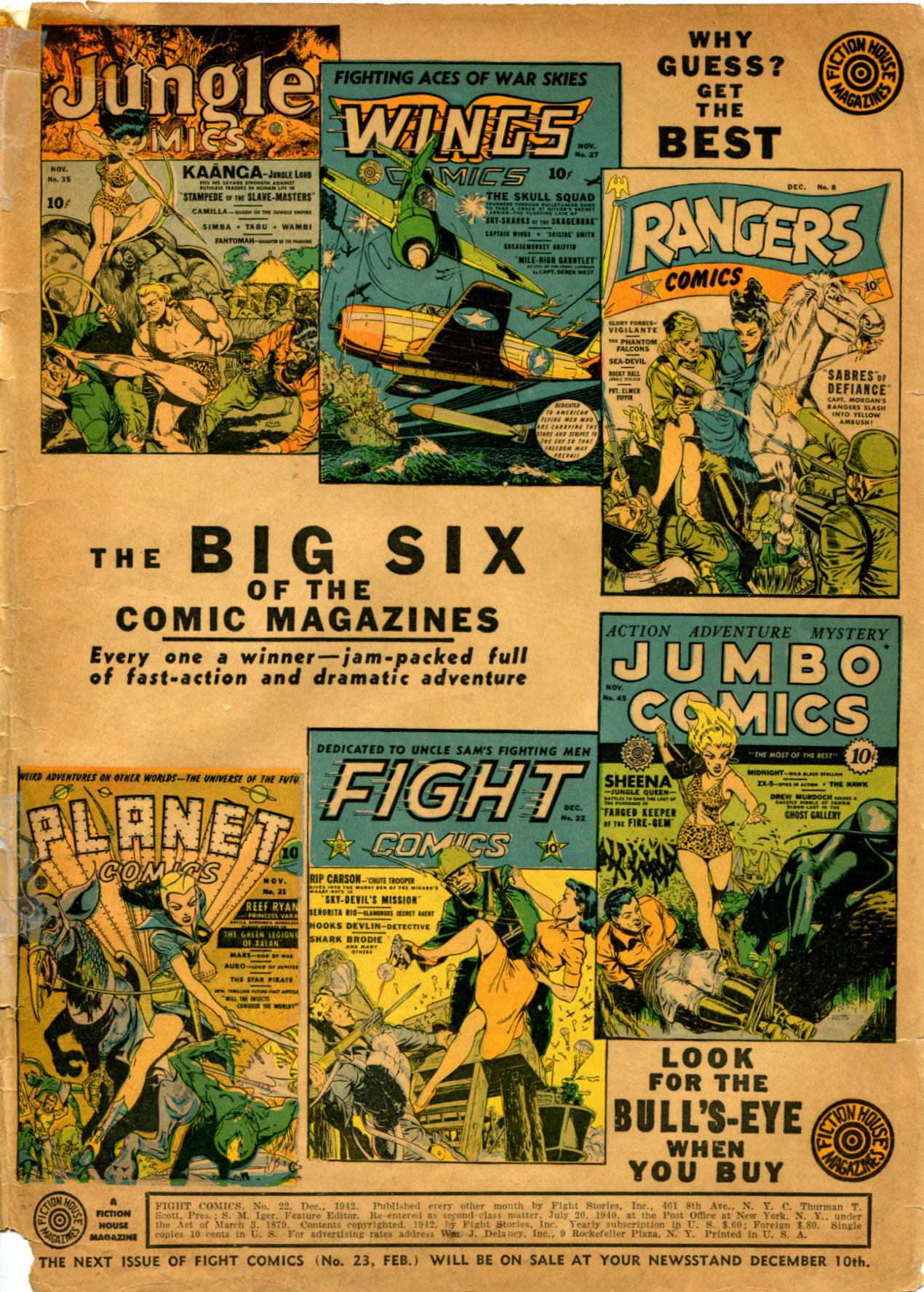 Read online Fight Comics comic -  Issue #22 - 67