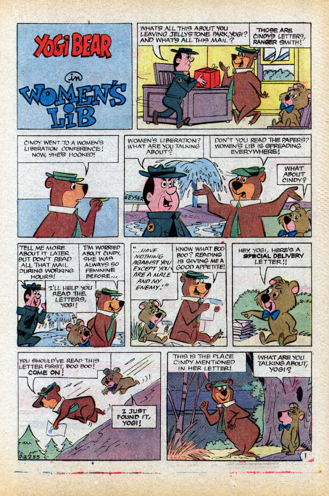 Read online Yogi Bear (1970) comic -  Issue #9 - 15