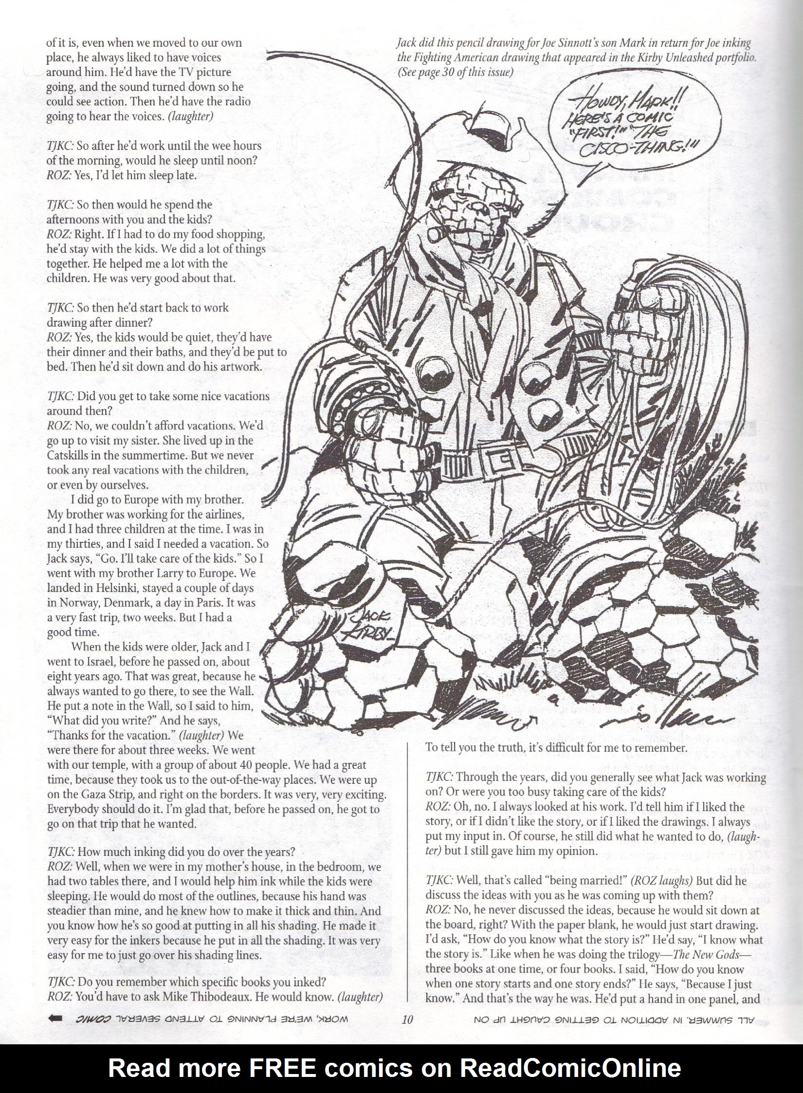 Read online The Jack Kirby Collector comic -  Issue #10 - 10