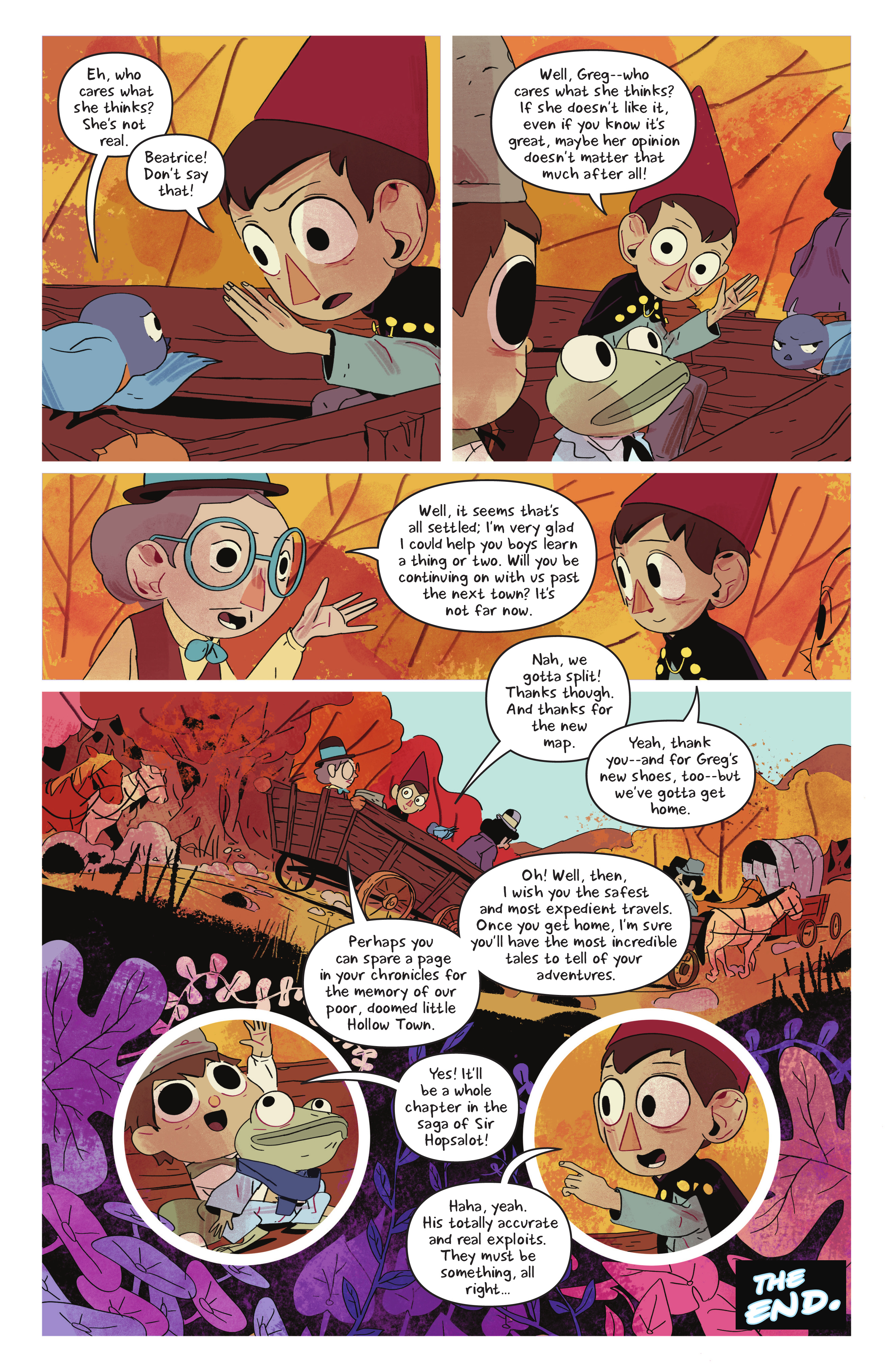 Read online Over the Garden Wall: Hollow Town comic -  Issue # TPB - 115