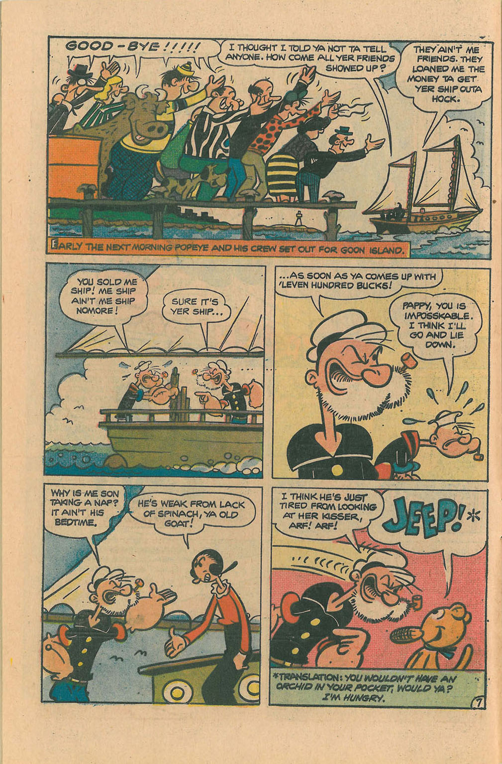 Read online Popeye (1948) comic -  Issue #127 - 10