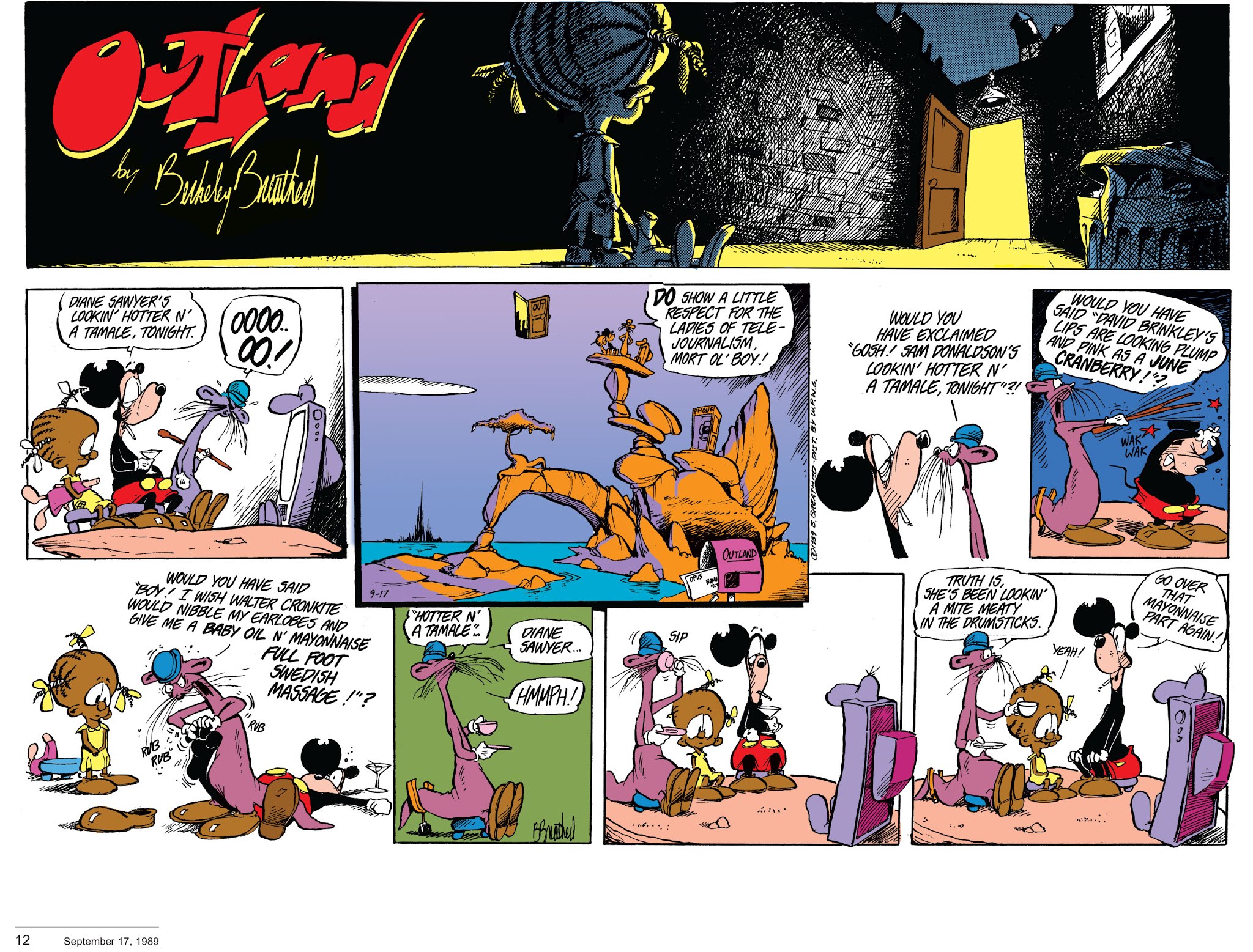 Read online Berkeley Breathed’s Outland comic -  Issue # TPB (Part 1) - 13