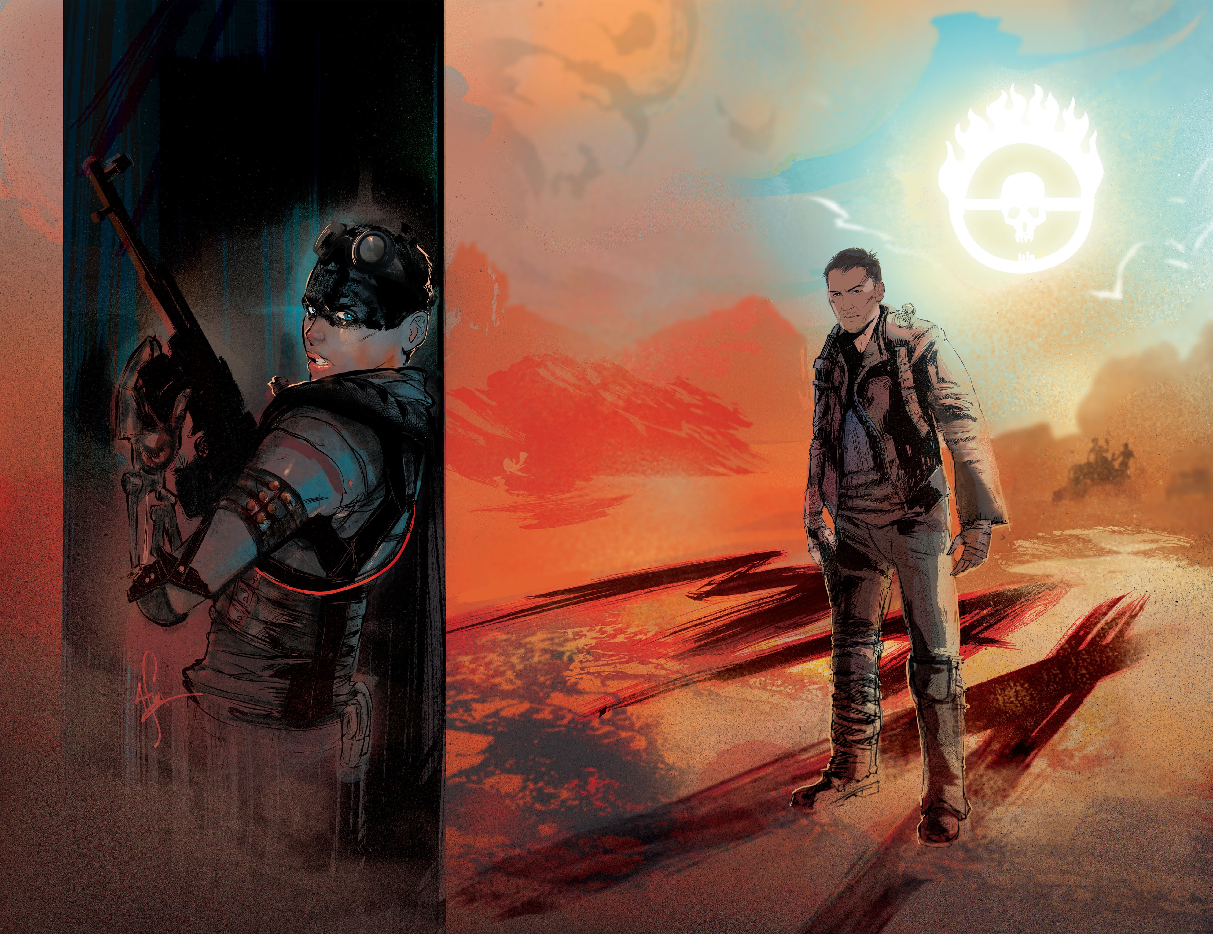 Read online Mad Max: Fury Road Inspired Artists Deluxe Edition comic -  Issue # TPB - 67