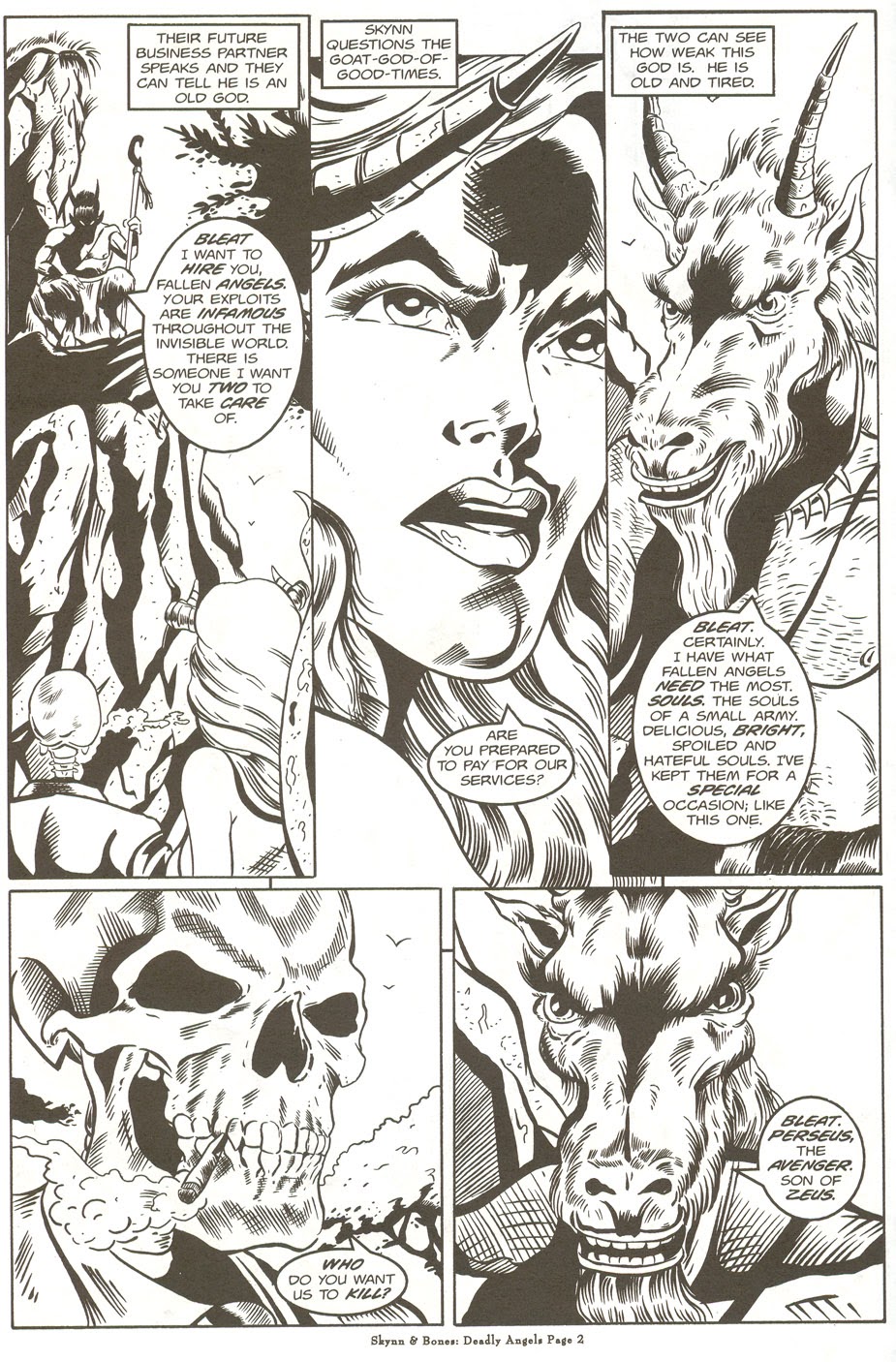 Read online Skynn & Bones: Deadly Angels comic -  Issue # Full - 4