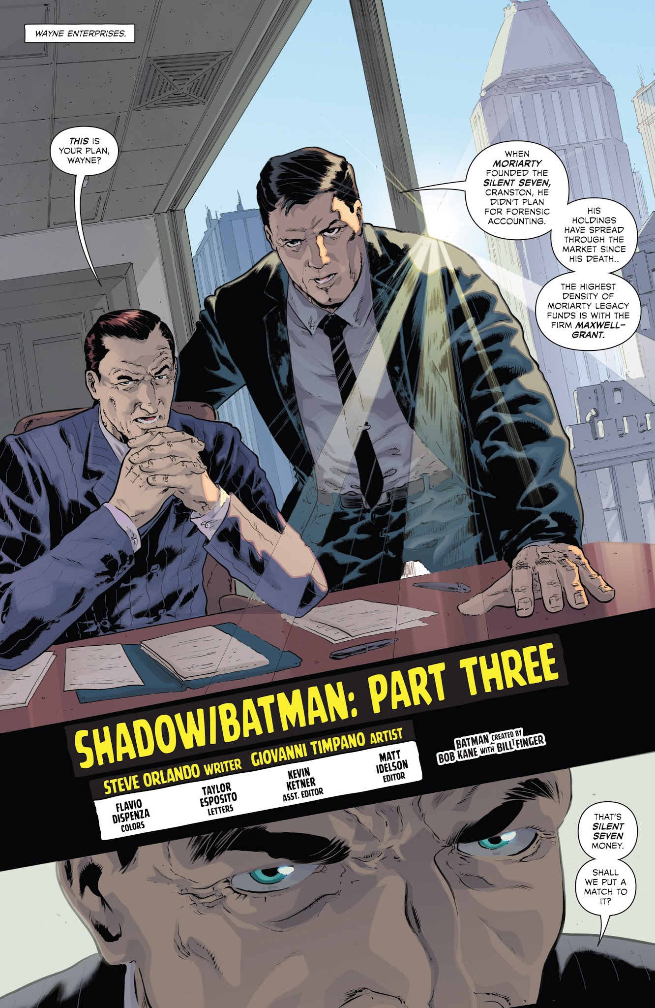 Read online The Shadow/Batman comic -  Issue #3 - 7