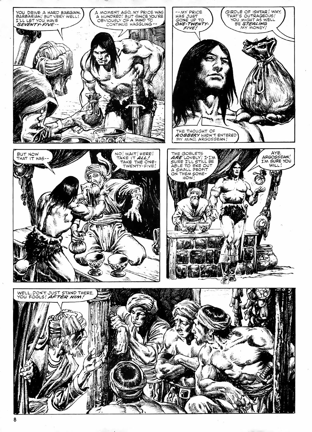 Read online The Savage Sword Of Conan comic -  Issue #82 - 7