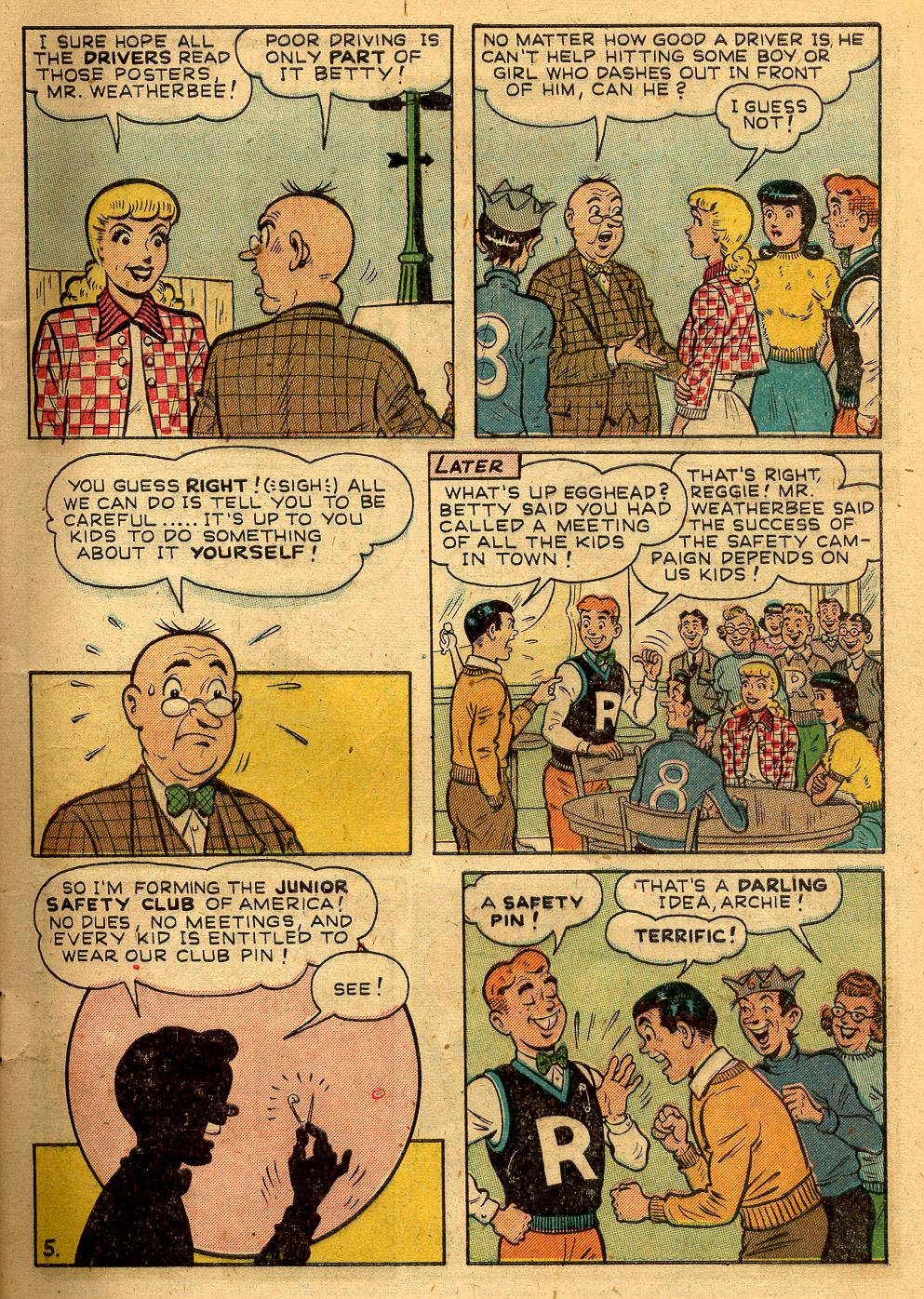 Read online Archie Comics comic -  Issue #050 - 7