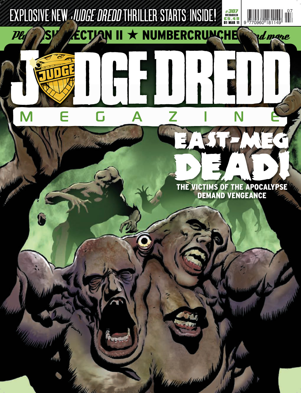 Read online Judge Dredd Megazine (Vol. 5) comic -  Issue #307 - 1