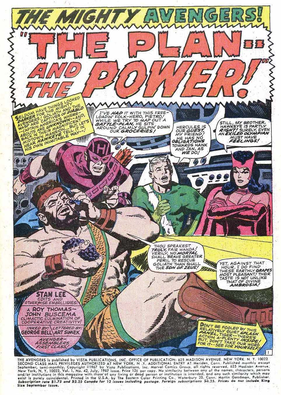 Read online The Avengers (1963) comic -  Issue #42 - 3
