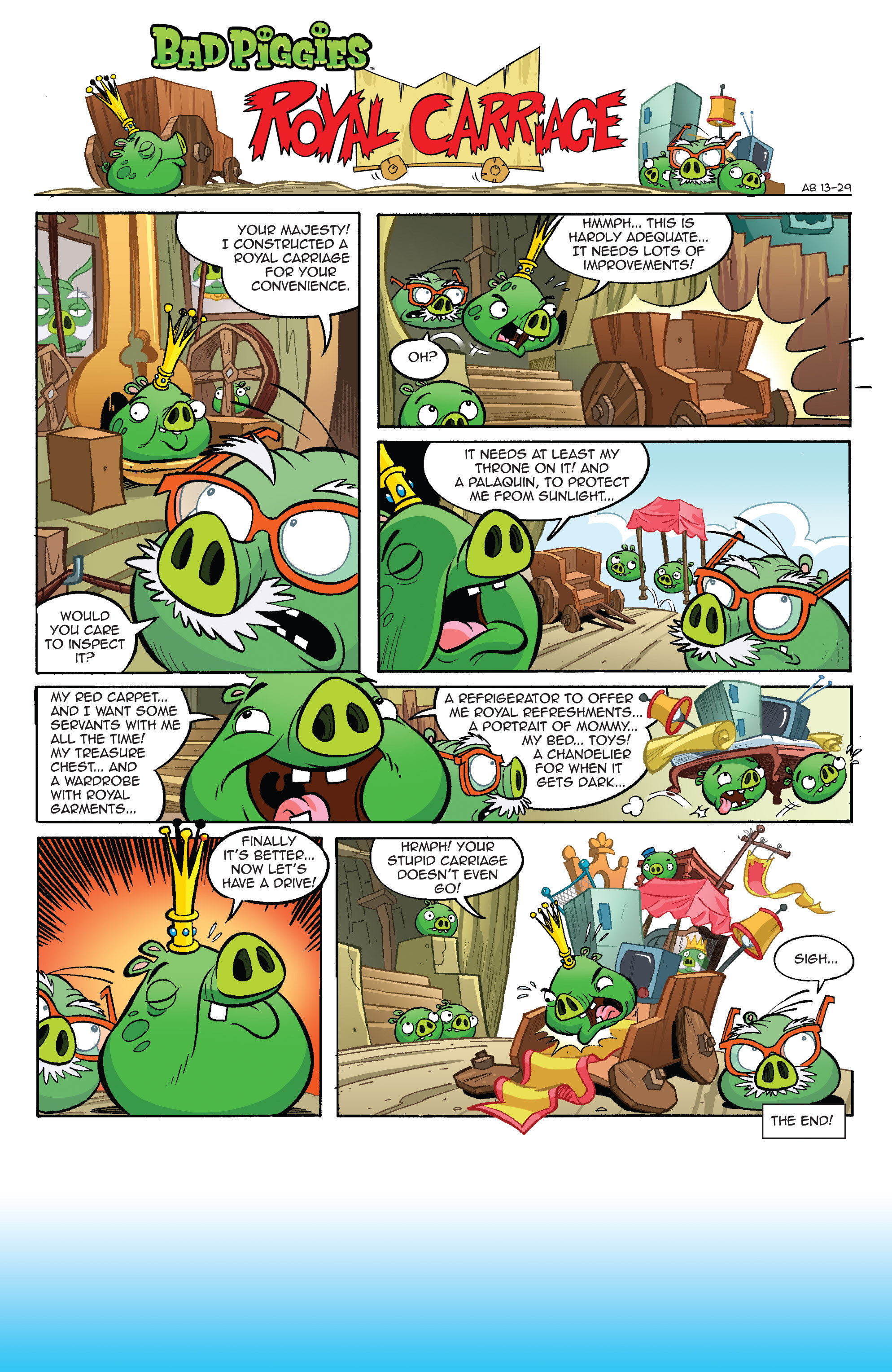 Read online Angry Birds Comics (2014) comic -  Issue #10 - 22