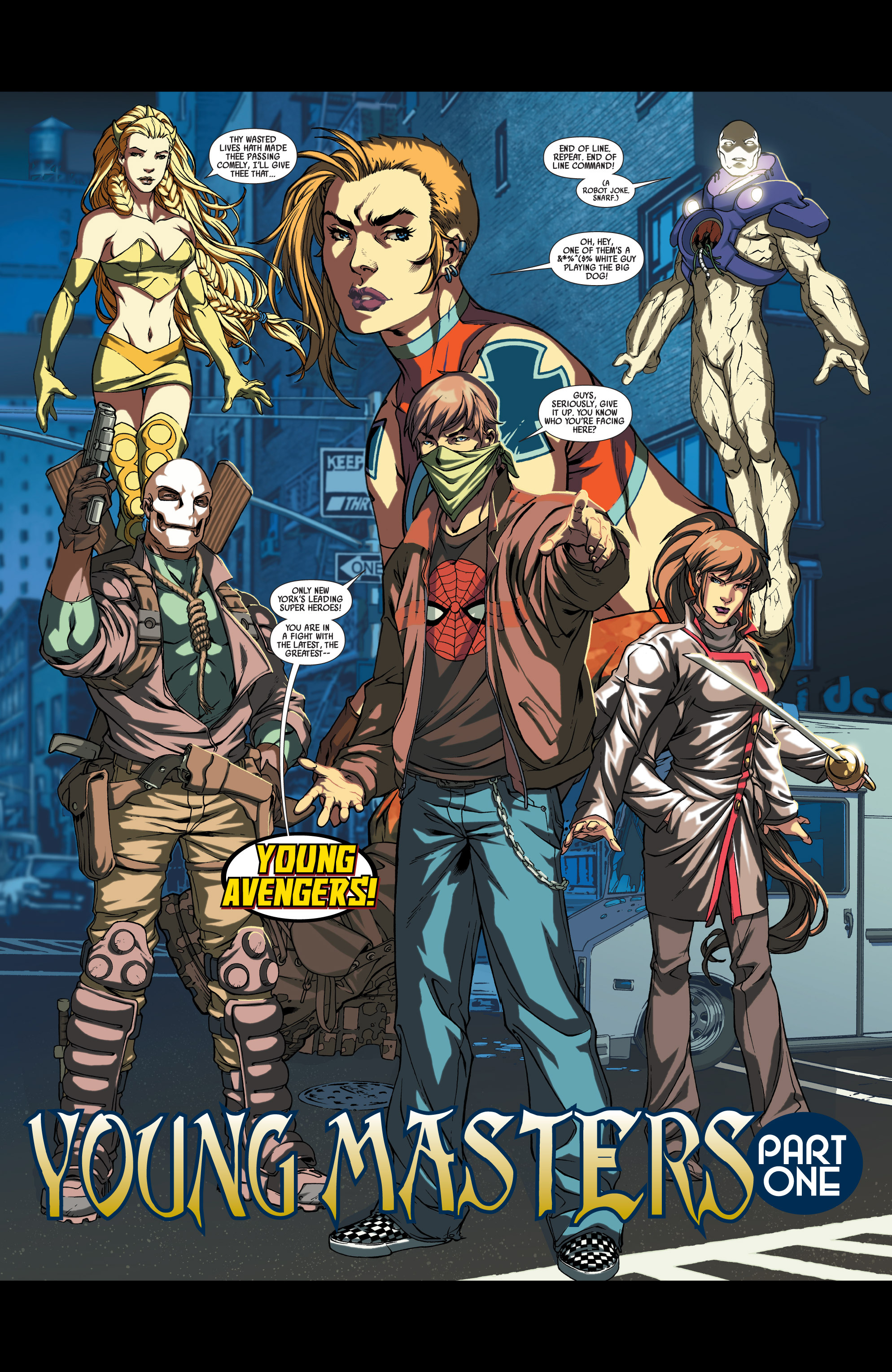 Read online Dark Reign: Young Avengers comic -  Issue #1 - 4