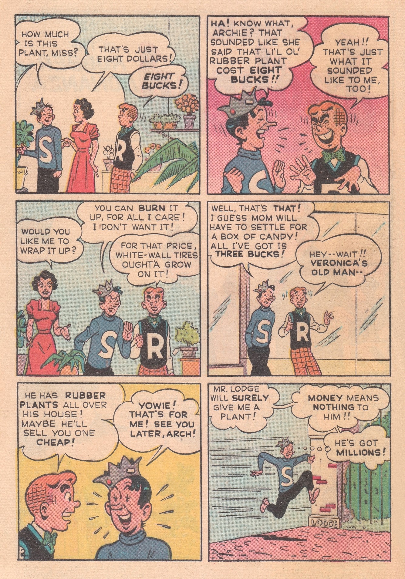 Read online Archie's Pal Jughead comic -  Issue #3 - 4