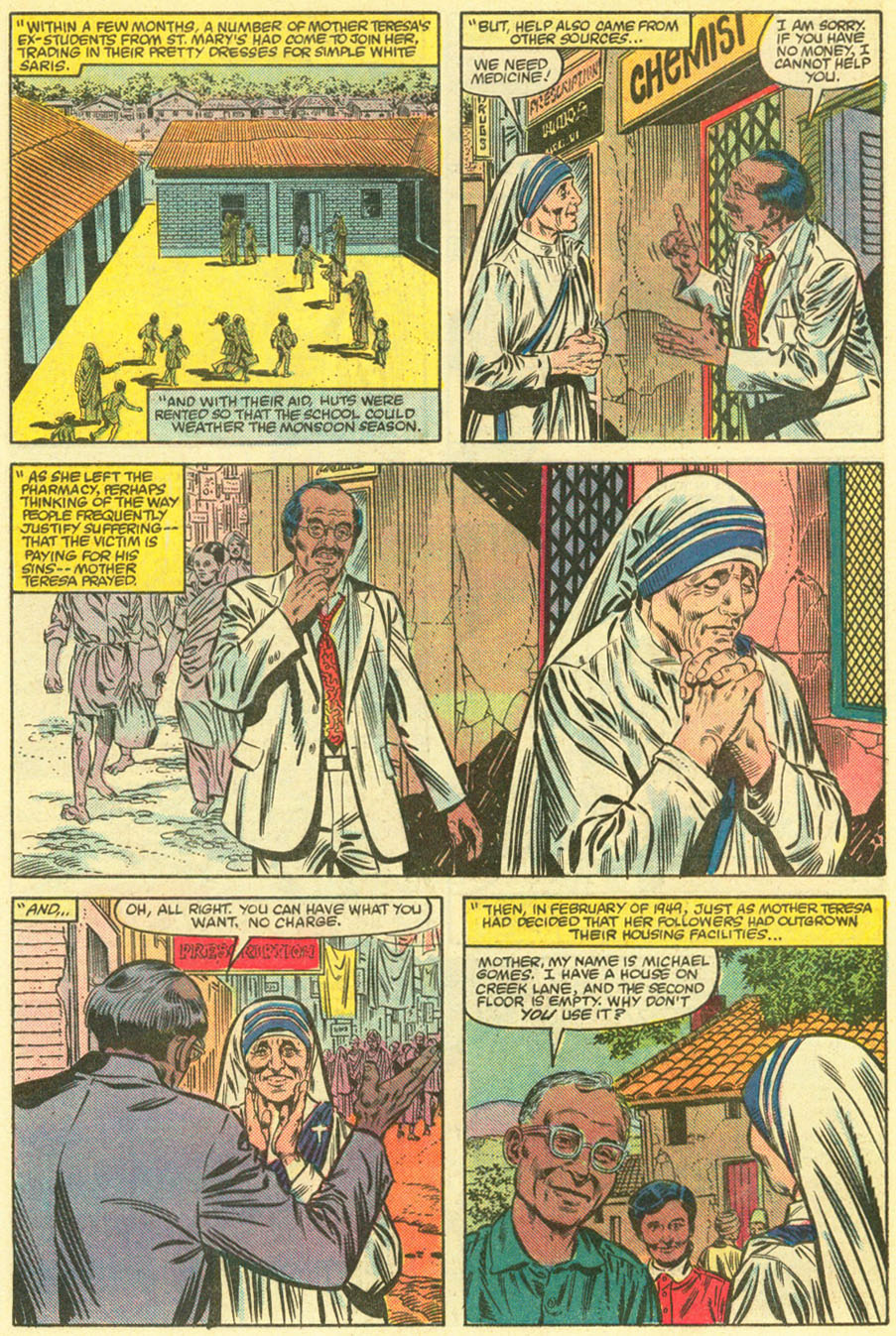 Read online Mother Teresa of Calcutta comic -  Issue # Full - 31