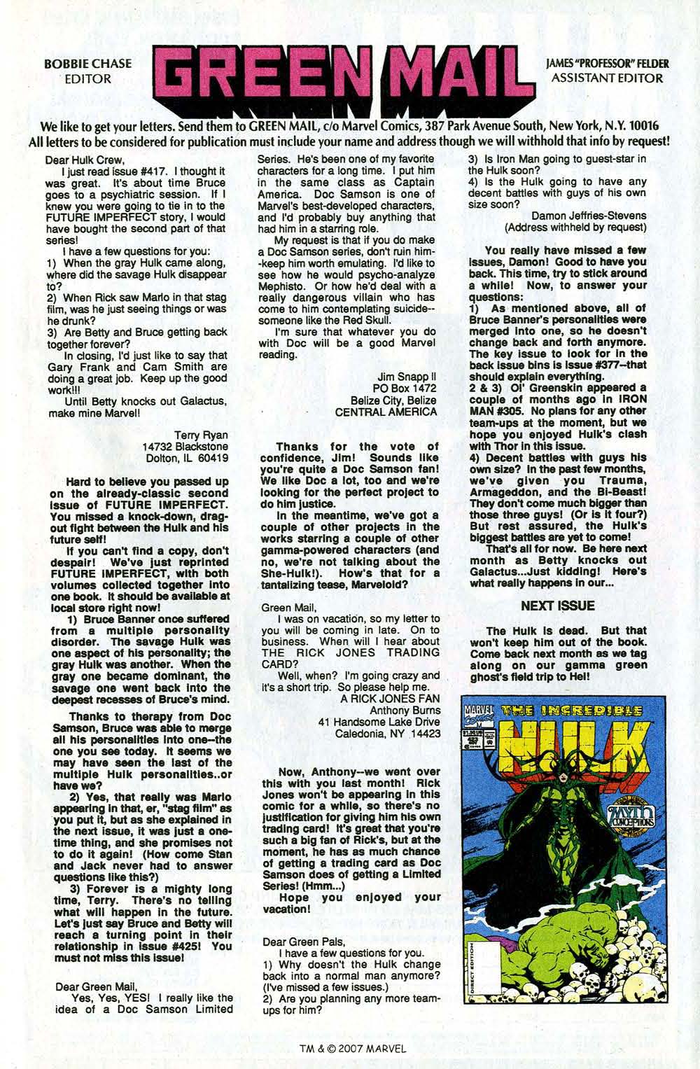Read online The Incredible Hulk (1968) comic -  Issue #422 - 33