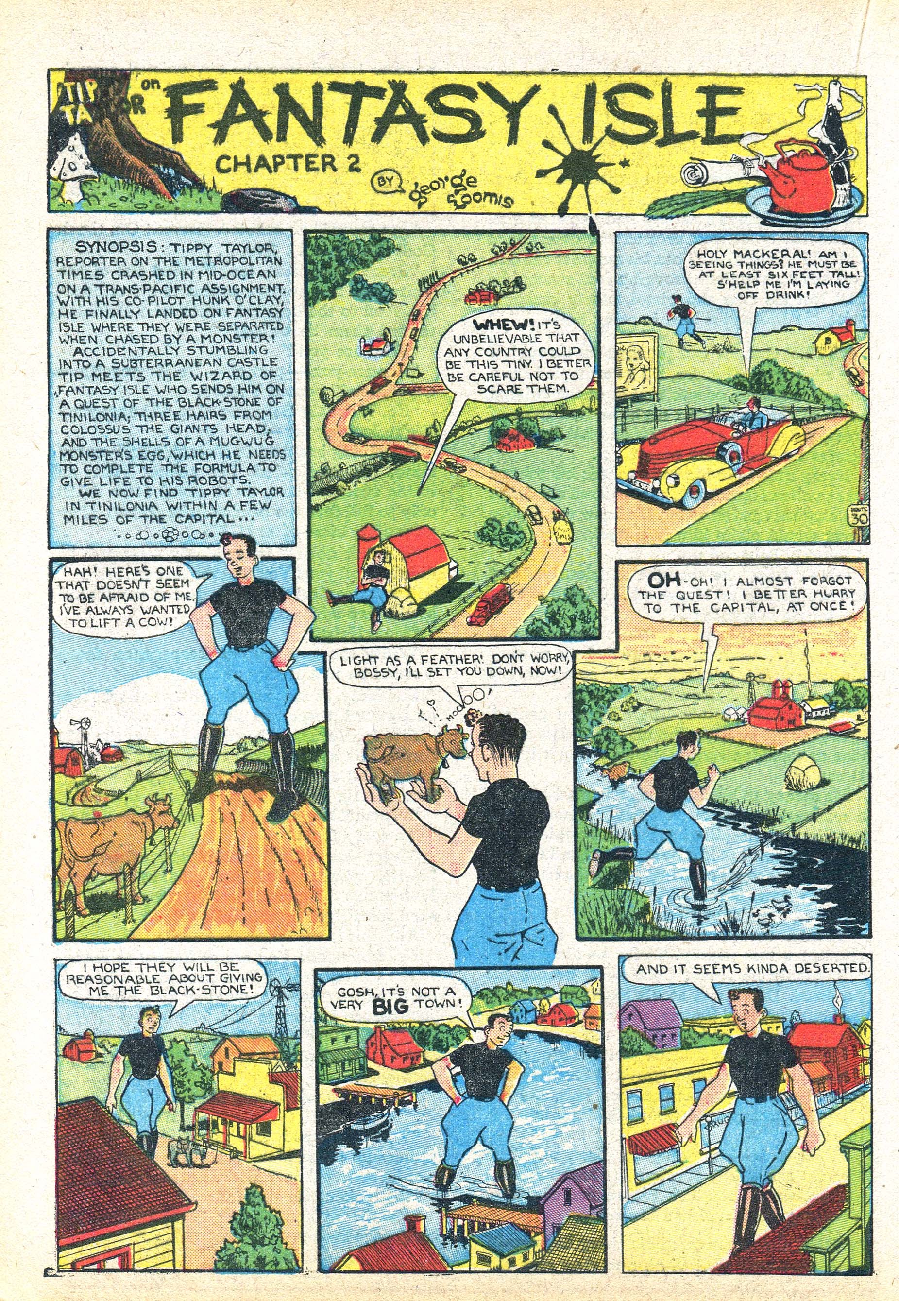 Read online Amazing Mystery Funnies comic -  Issue #18 - 35