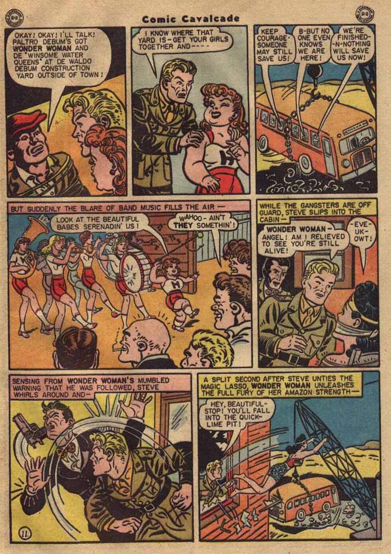 Read online Comic Cavalcade comic -  Issue #13 - 13