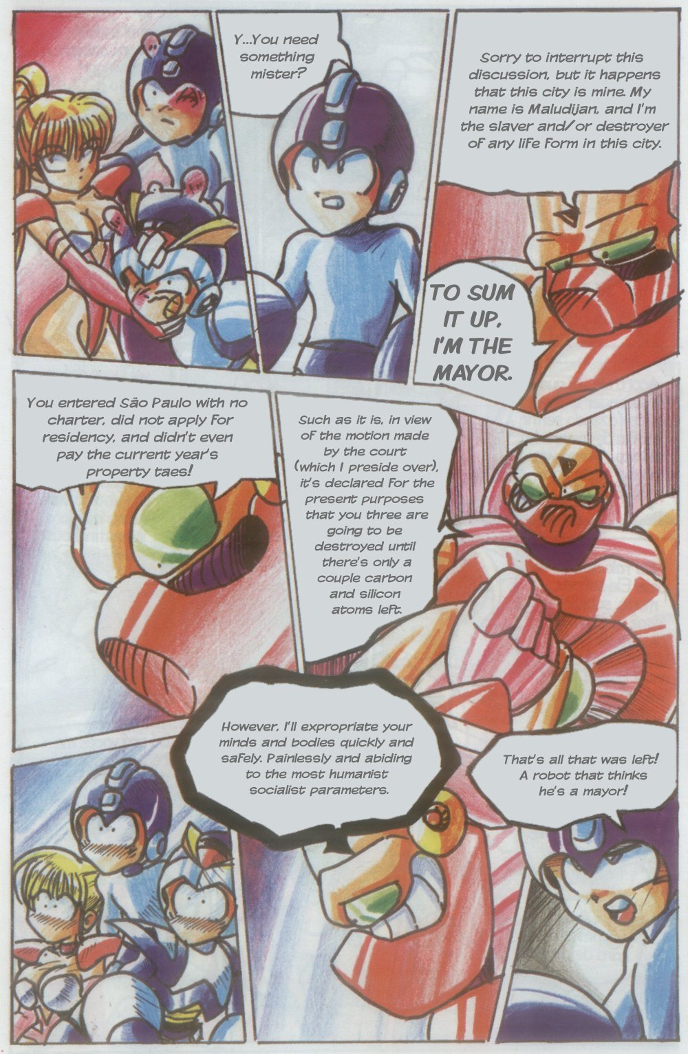 Read online Novas Aventuras de Megaman comic -  Issue #3 - 21