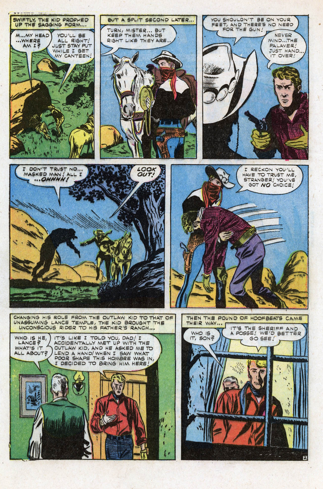 Read online The Outlaw Kid (1954) comic -  Issue #9 - 4