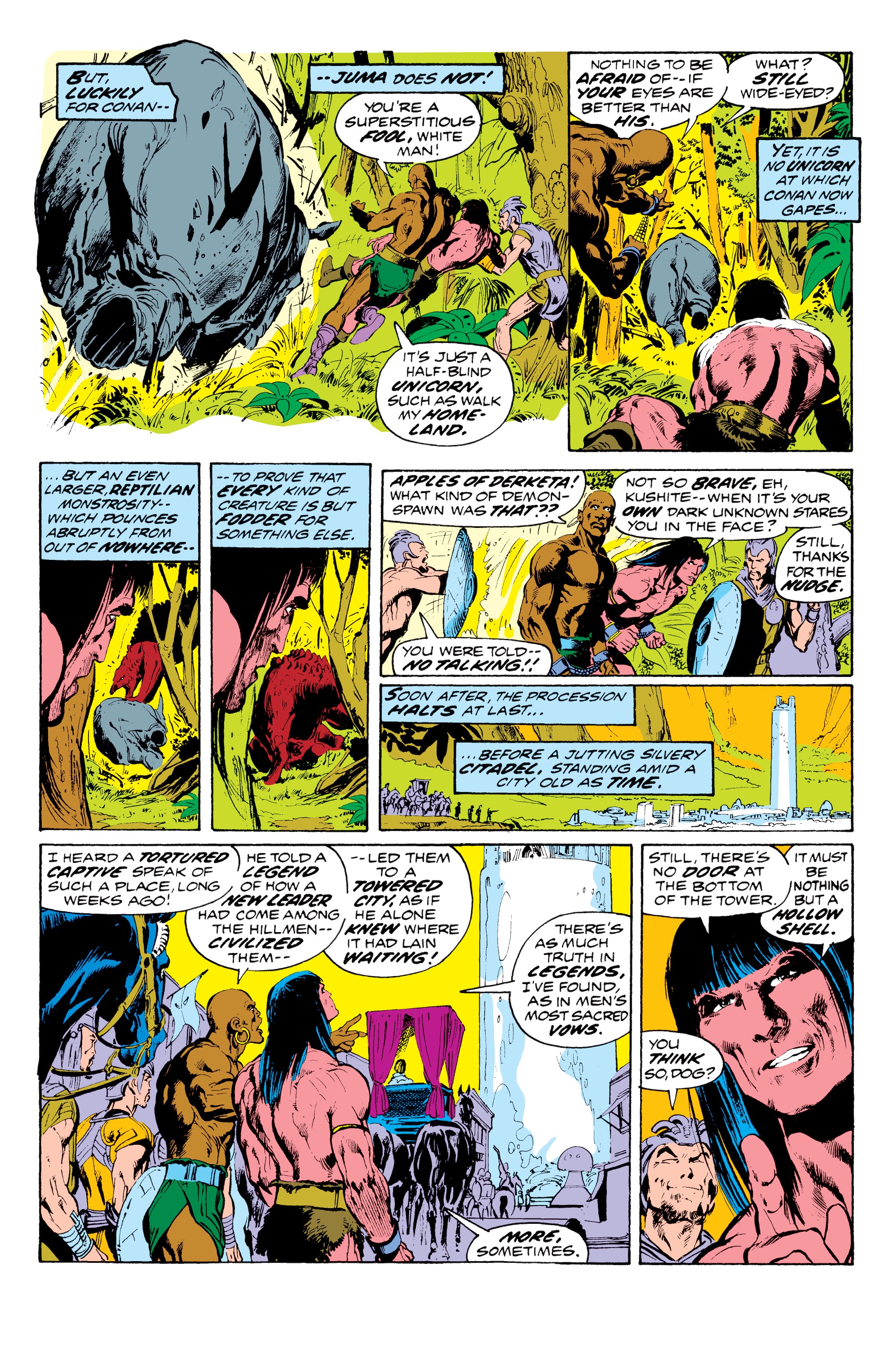 Read online Conan The Barbarian Epic Collection: The Original Marvel Years - The Curse Of The Golden Skull comic -  Issue # TPB (Part 3) - 16