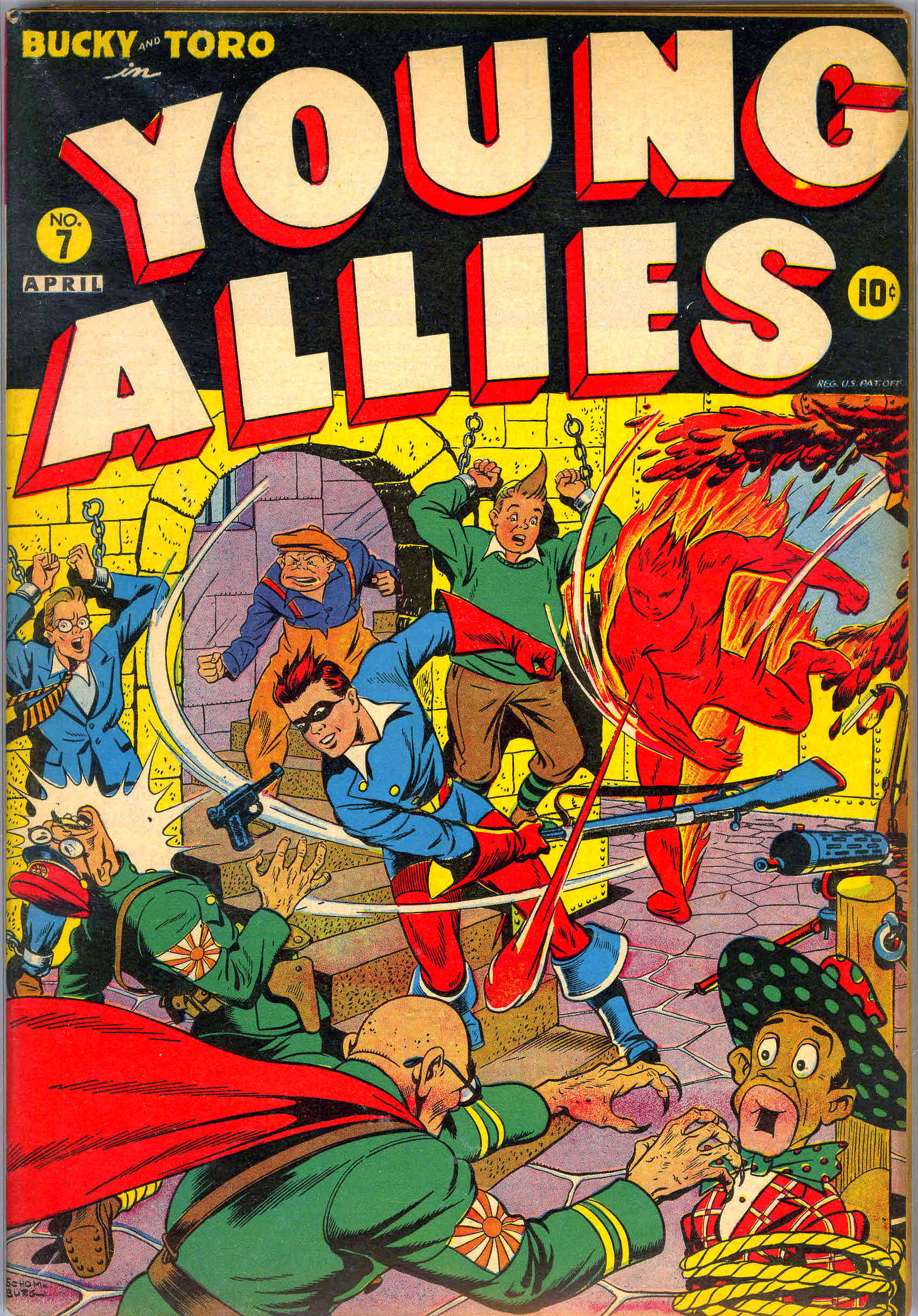 Read online Young Allies Comics comic -  Issue #7 - 1