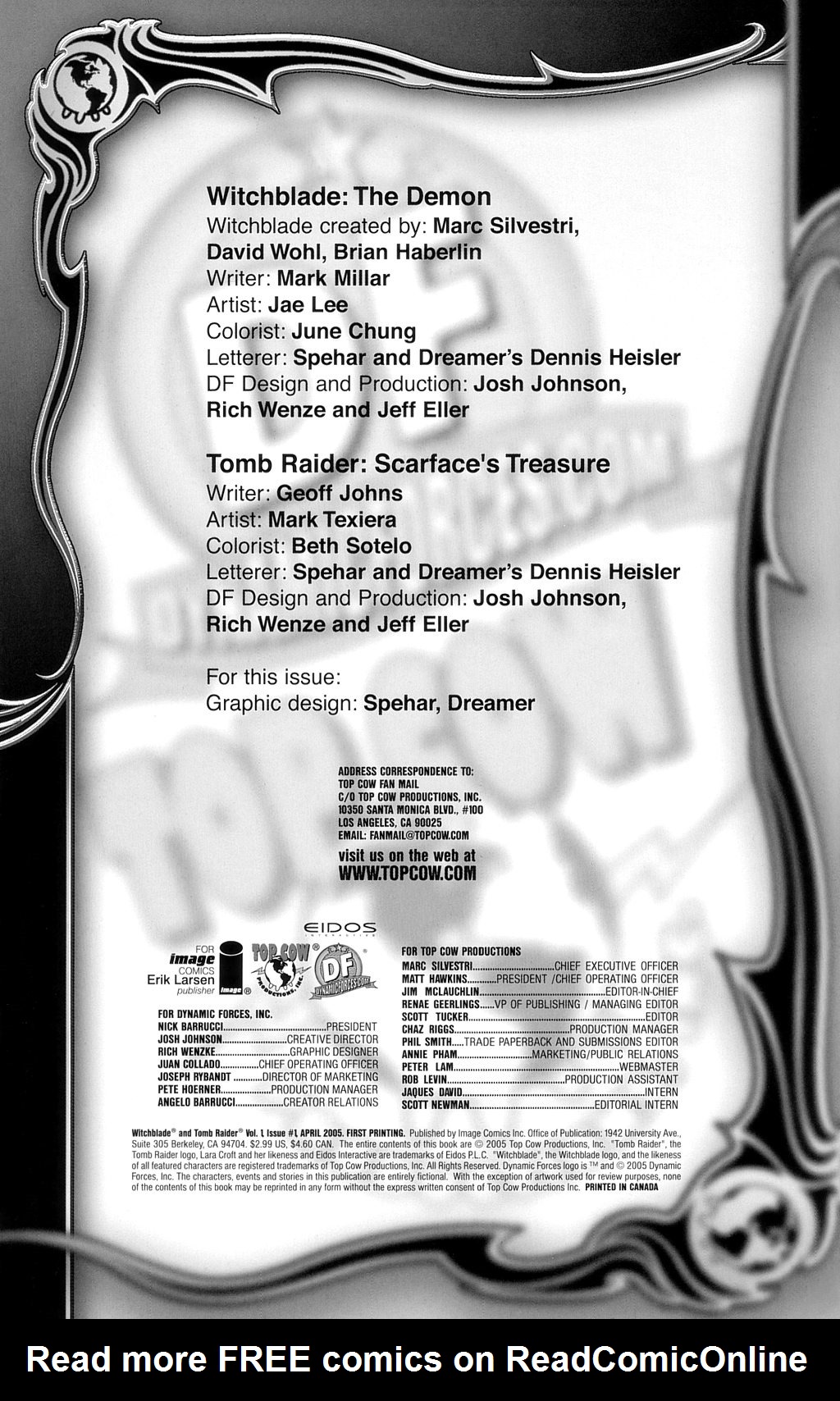 Read online Witchblade and Tomb Raider comic -  Issue # Full - 2