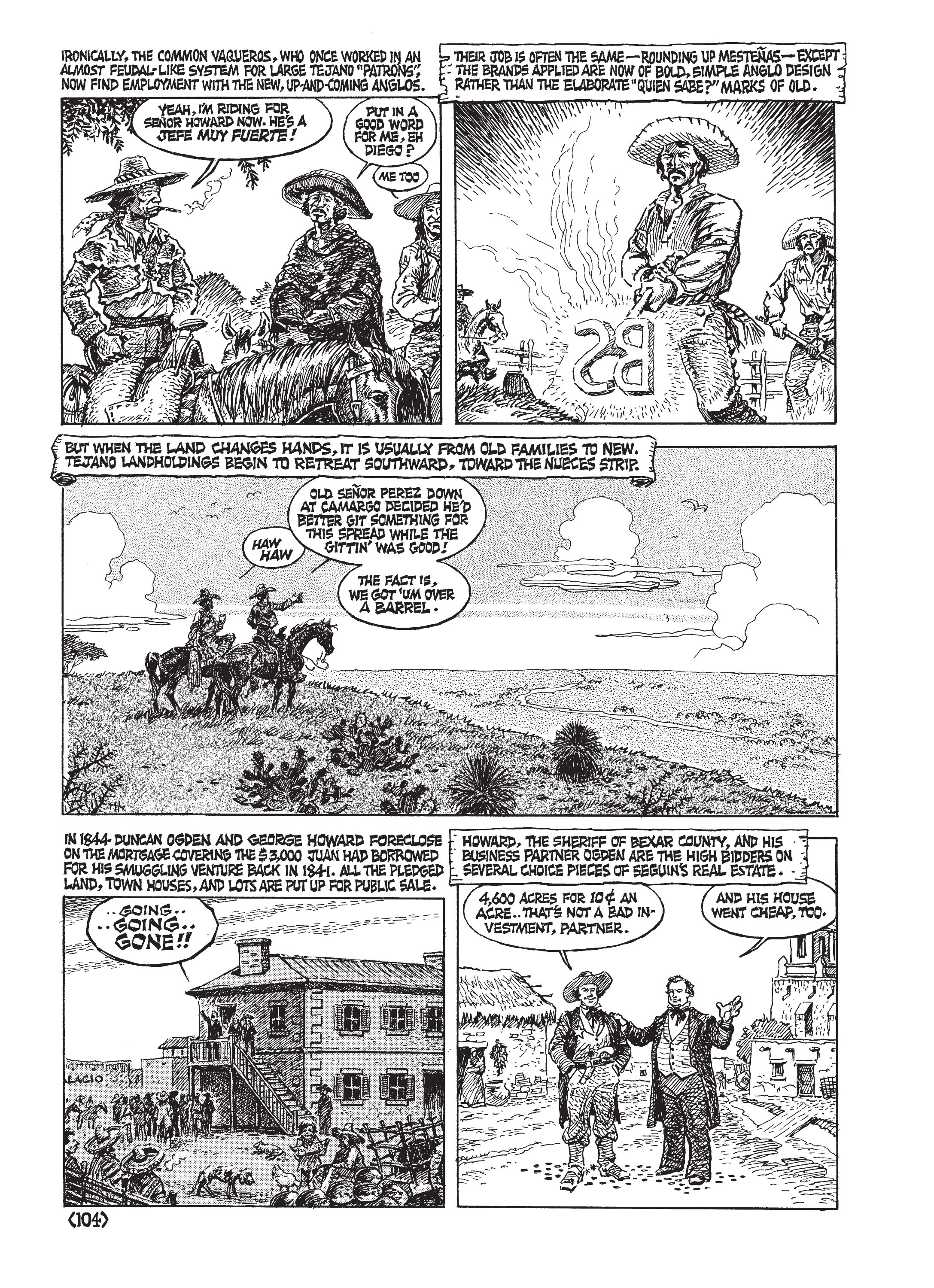Read online Jack Jackson's American History: Los Tejanos and Lost Cause comic -  Issue # TPB (Part 2) - 8