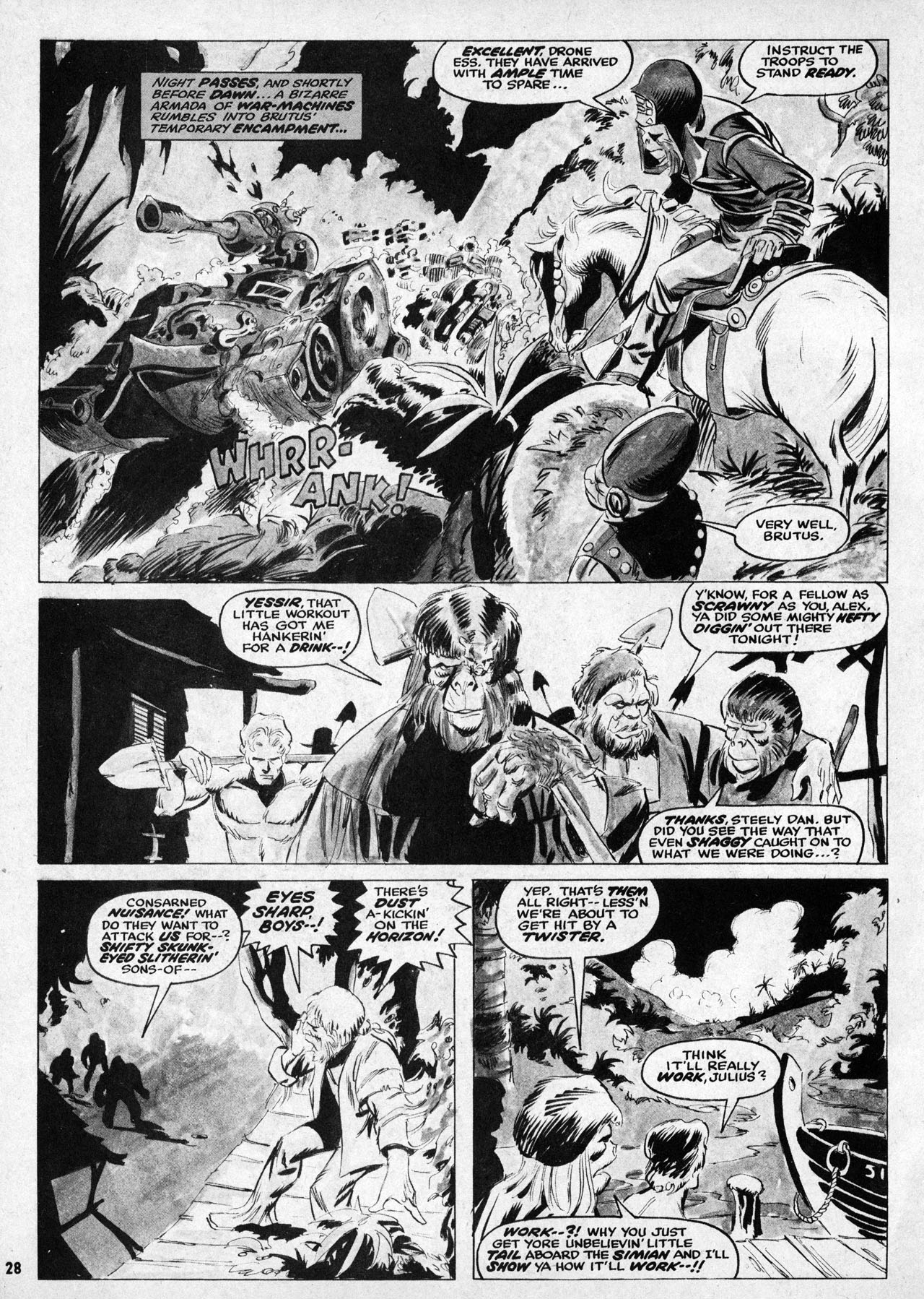 Read online Planet of the Apes comic -  Issue #4 - 27