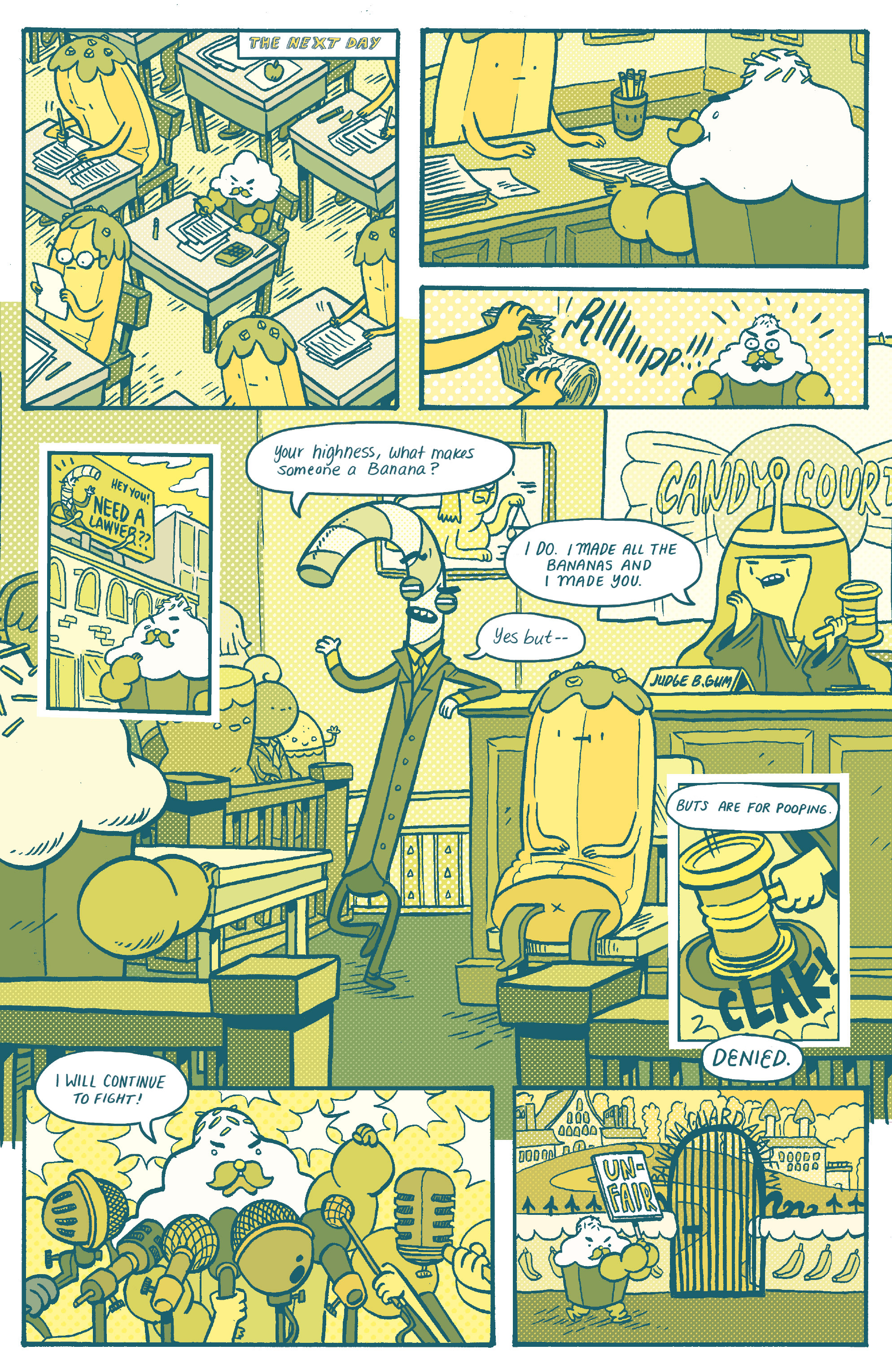 Read online Adventure Time: Banana Guard Academ comic -  Issue #1 - 13