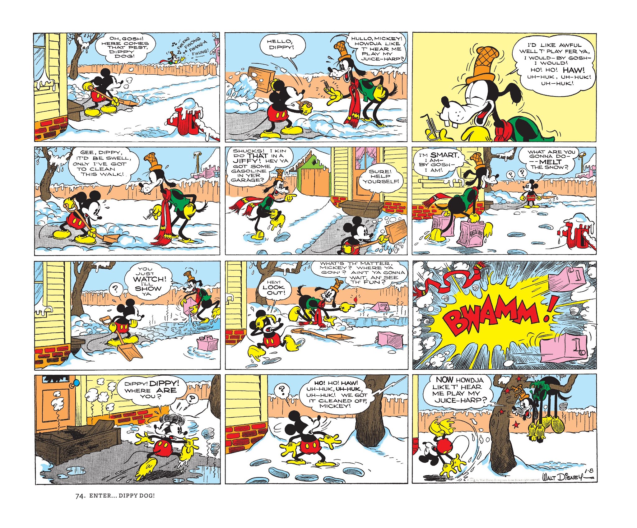 Read online Walt Disney's Mickey Mouse Color Sundays comic -  Issue # TPB 1 (Part 1) - 74
