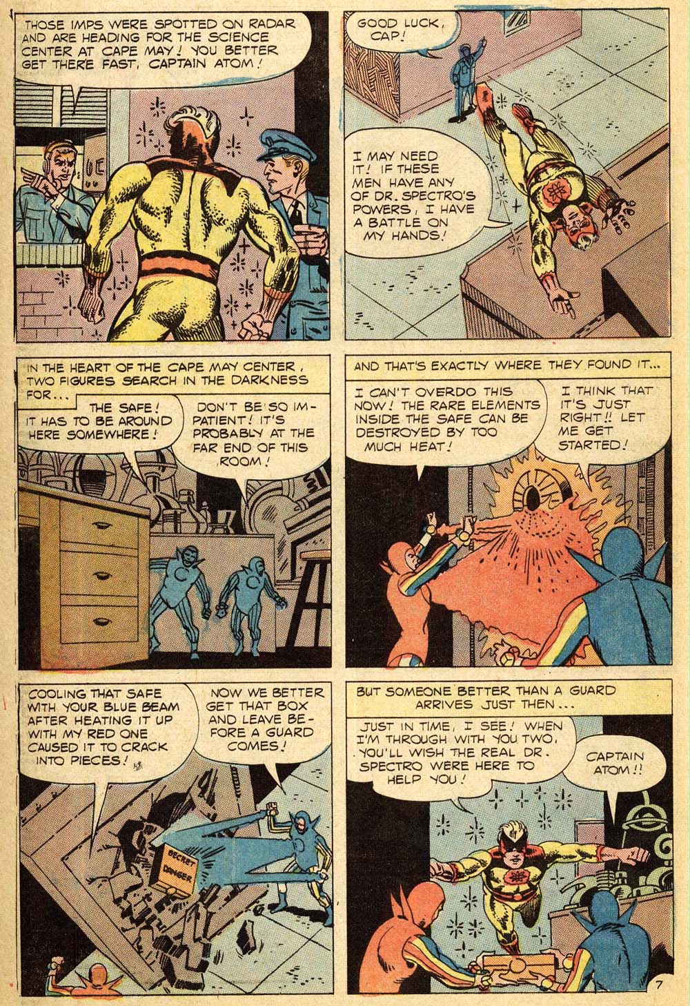 Read online Captain Atom (1965) comic -  Issue #81 - 8