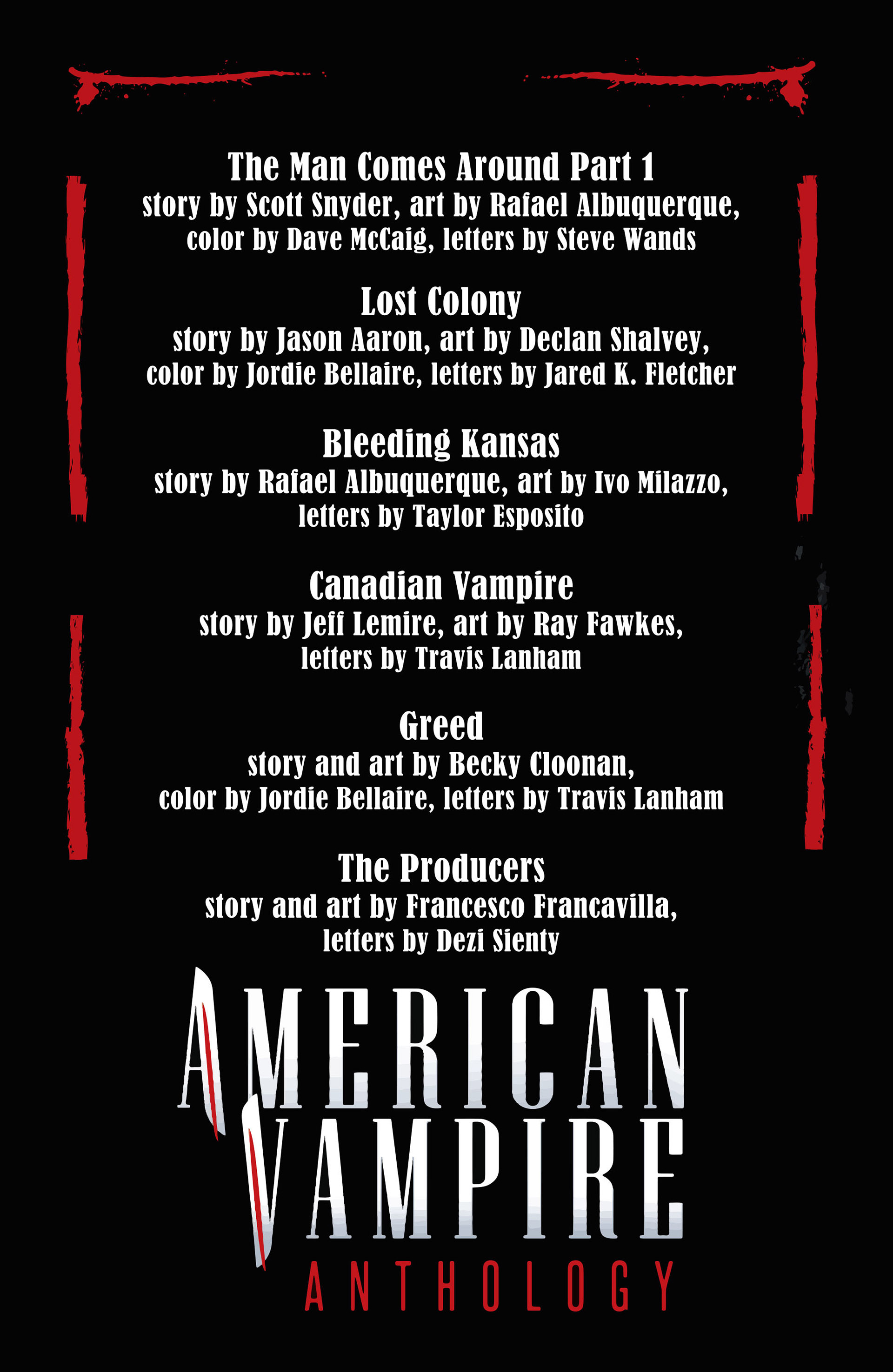 American Vampire: Anthology Issue #1 #1 - English 2