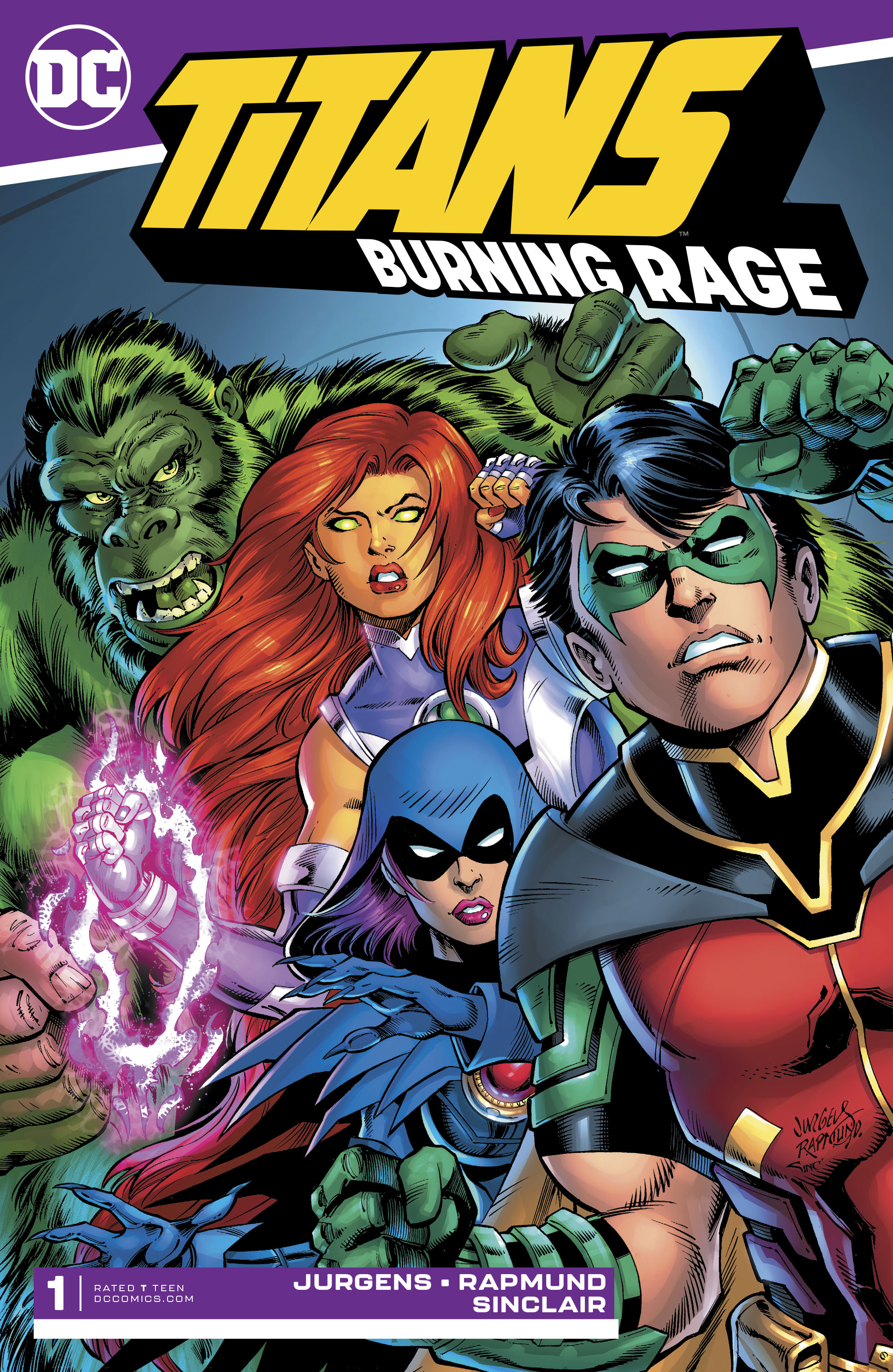 Read online Titans: Burning Rage comic -  Issue #1 - 1